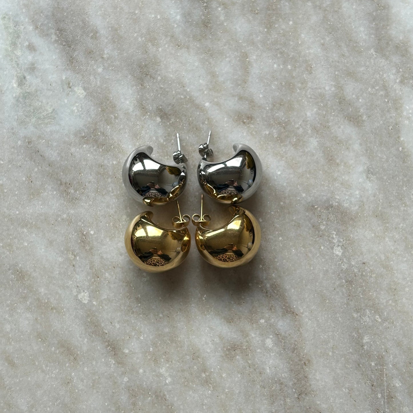 Padua Bol Earrings Zilver