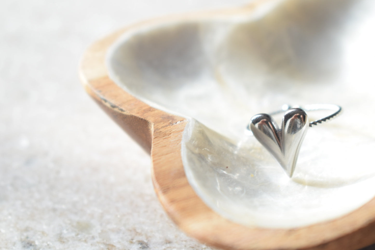 Ibiza Heart Ring Silver