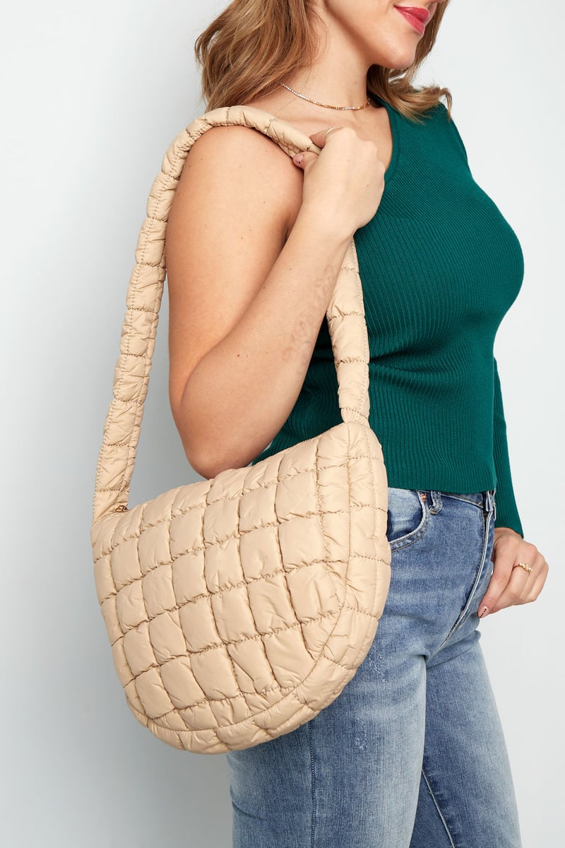 Pancake city tas - beige