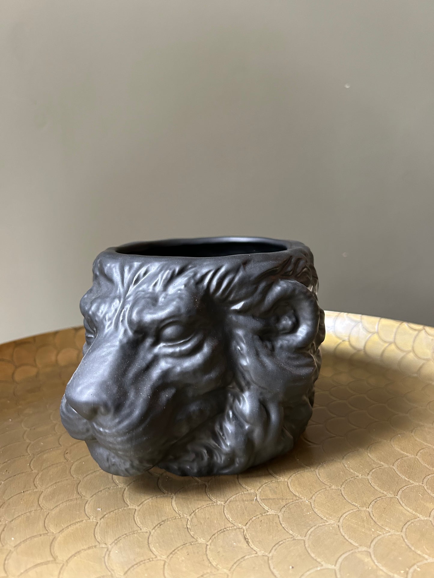 Zwarte Leeuw Vaas