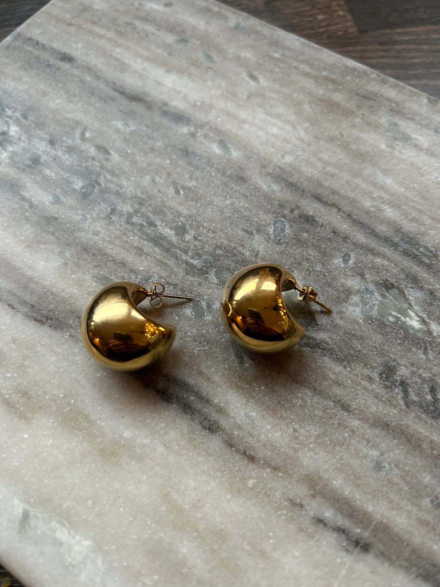 Padua Bol Earrings Gold