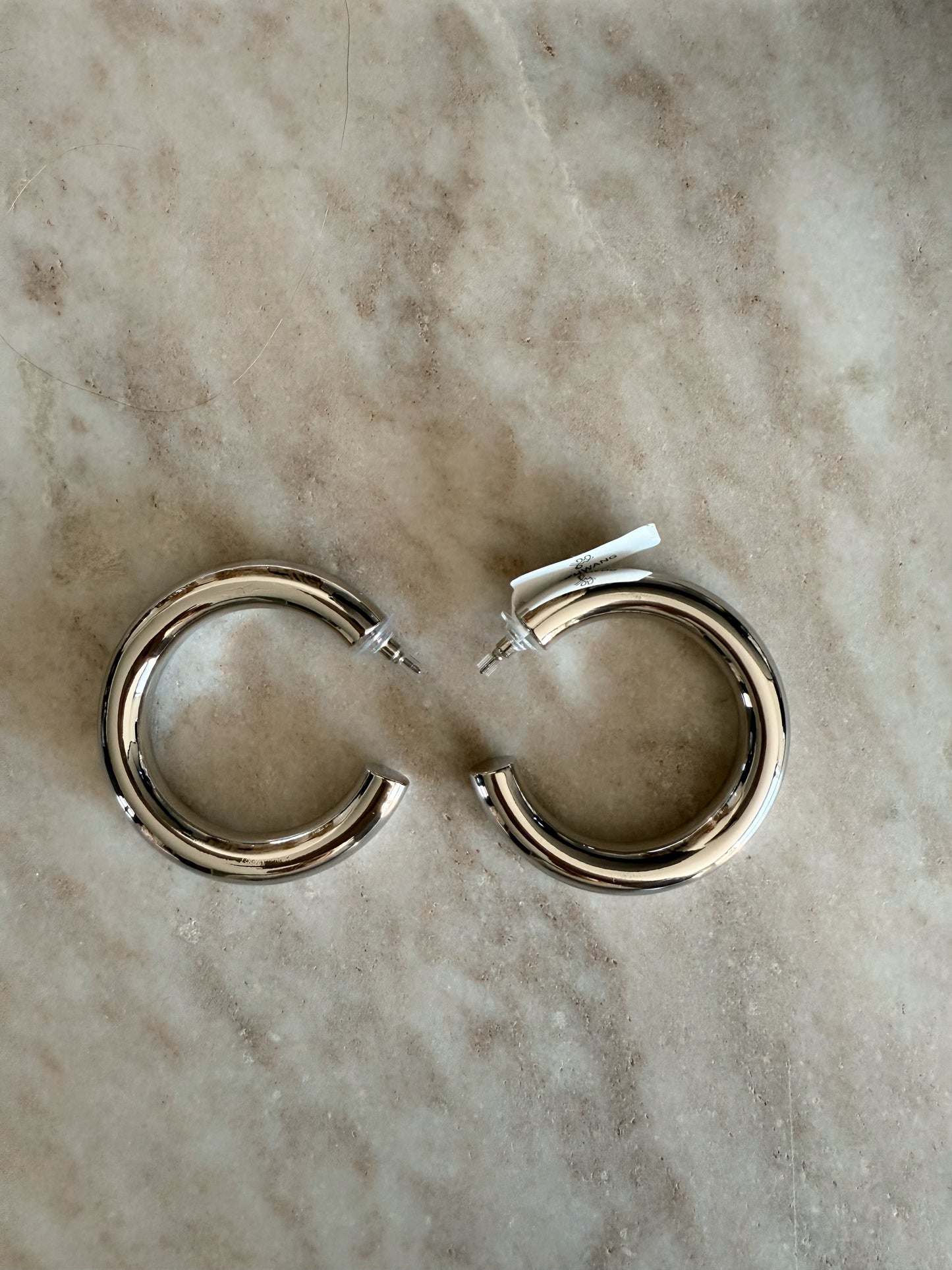 Big Bold Hoops Zilver