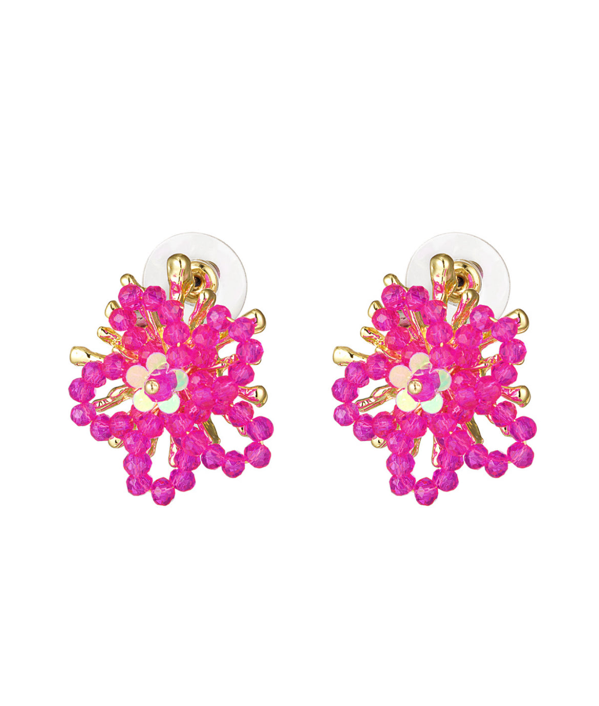 Fuchsia Flower Oorbellen