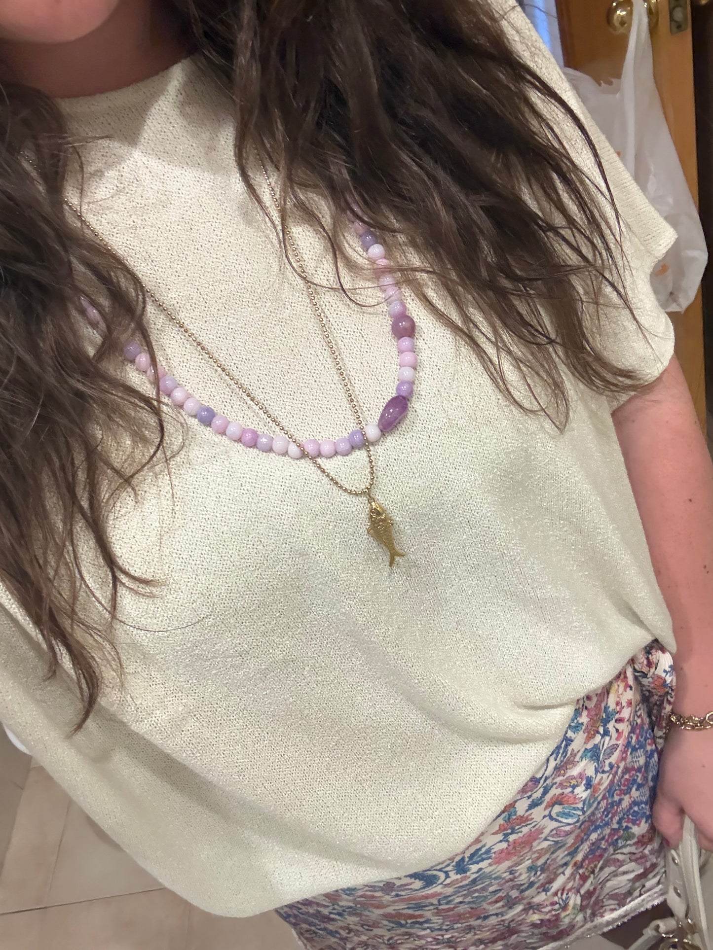 Lila Love ketting