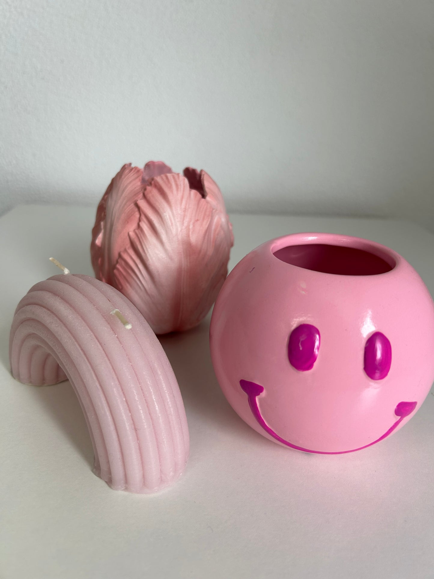 Pink Smiley Potje