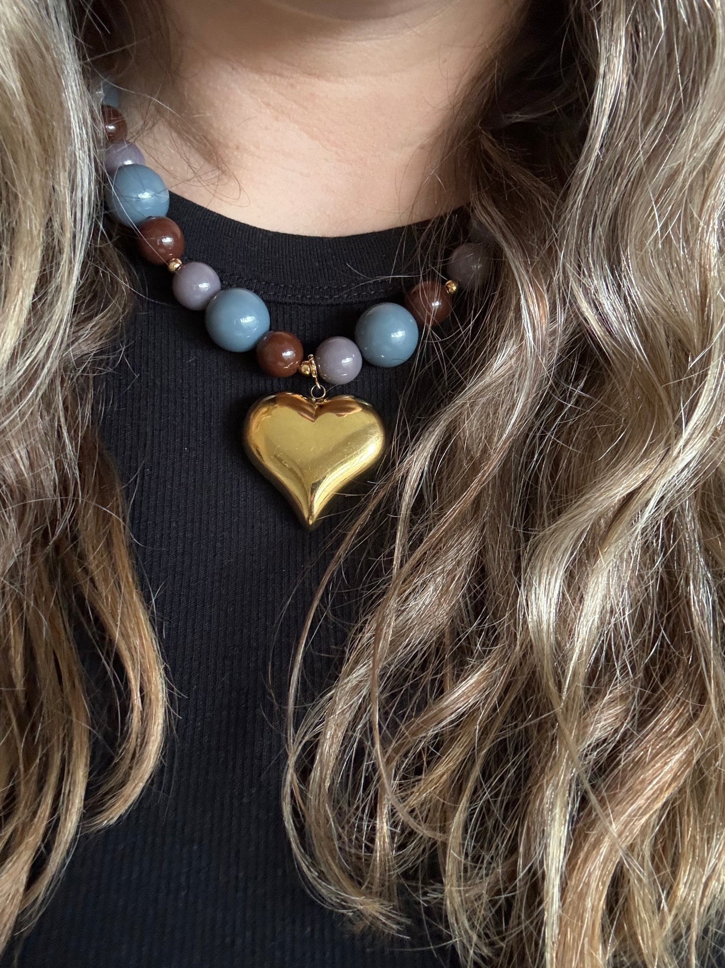 Ketting Bolletjes Mix kleurtjes