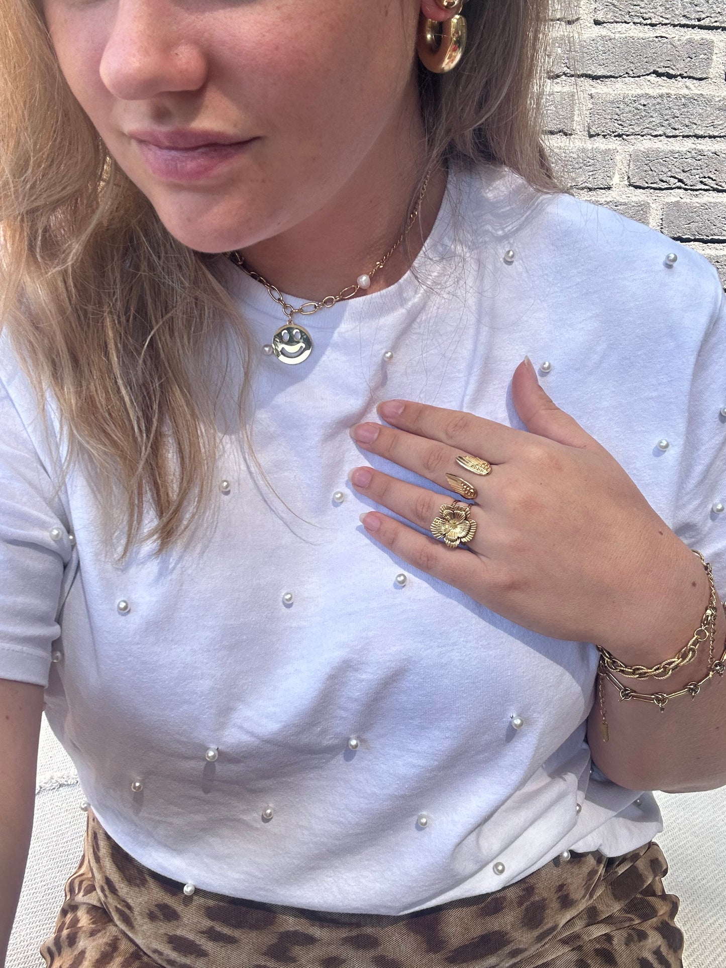 Smiley Ketting Kort