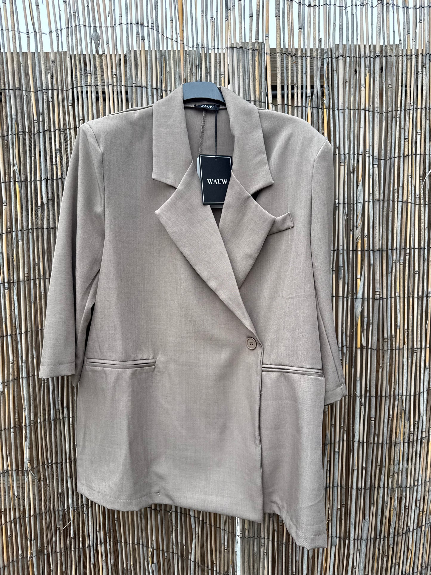 Blazer Taupe korte mouw
