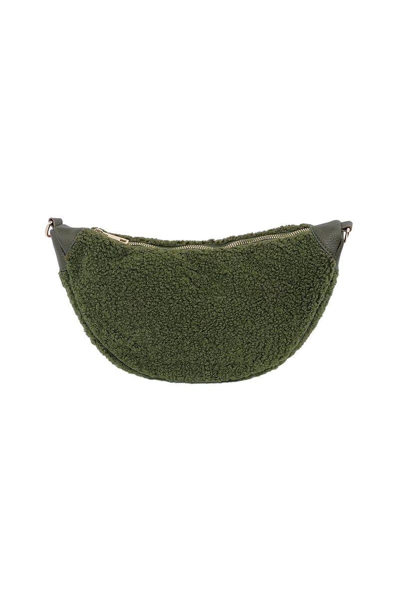 Fluffy Teddy tas - wit