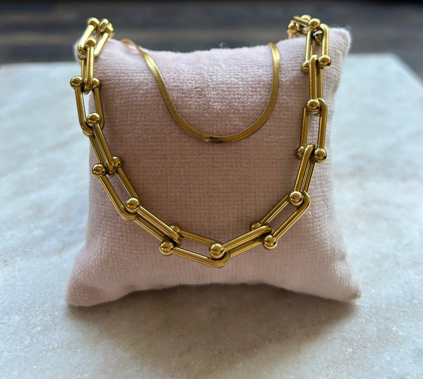 London Chain Necklace Gold