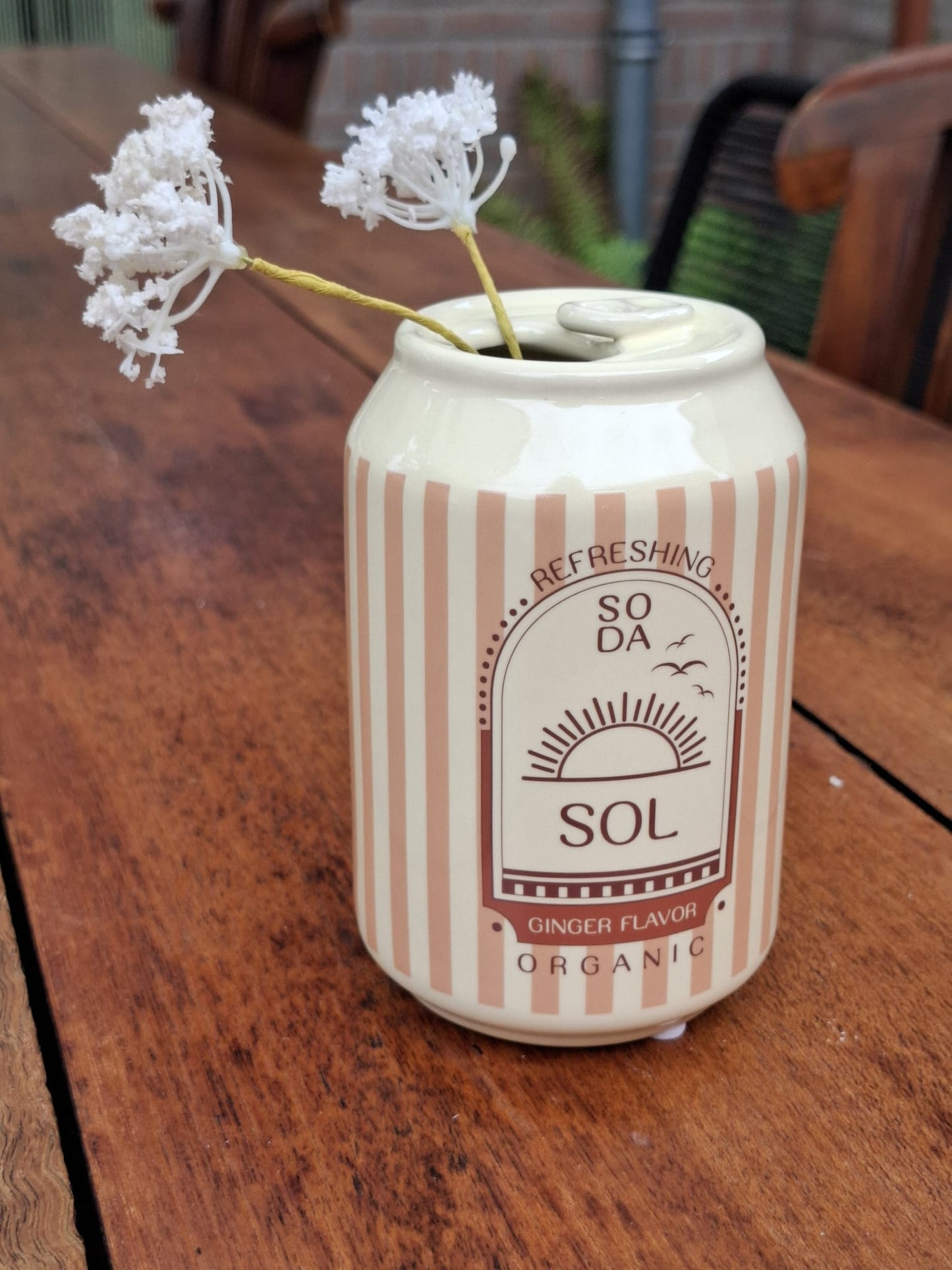 SOL blik vaasje