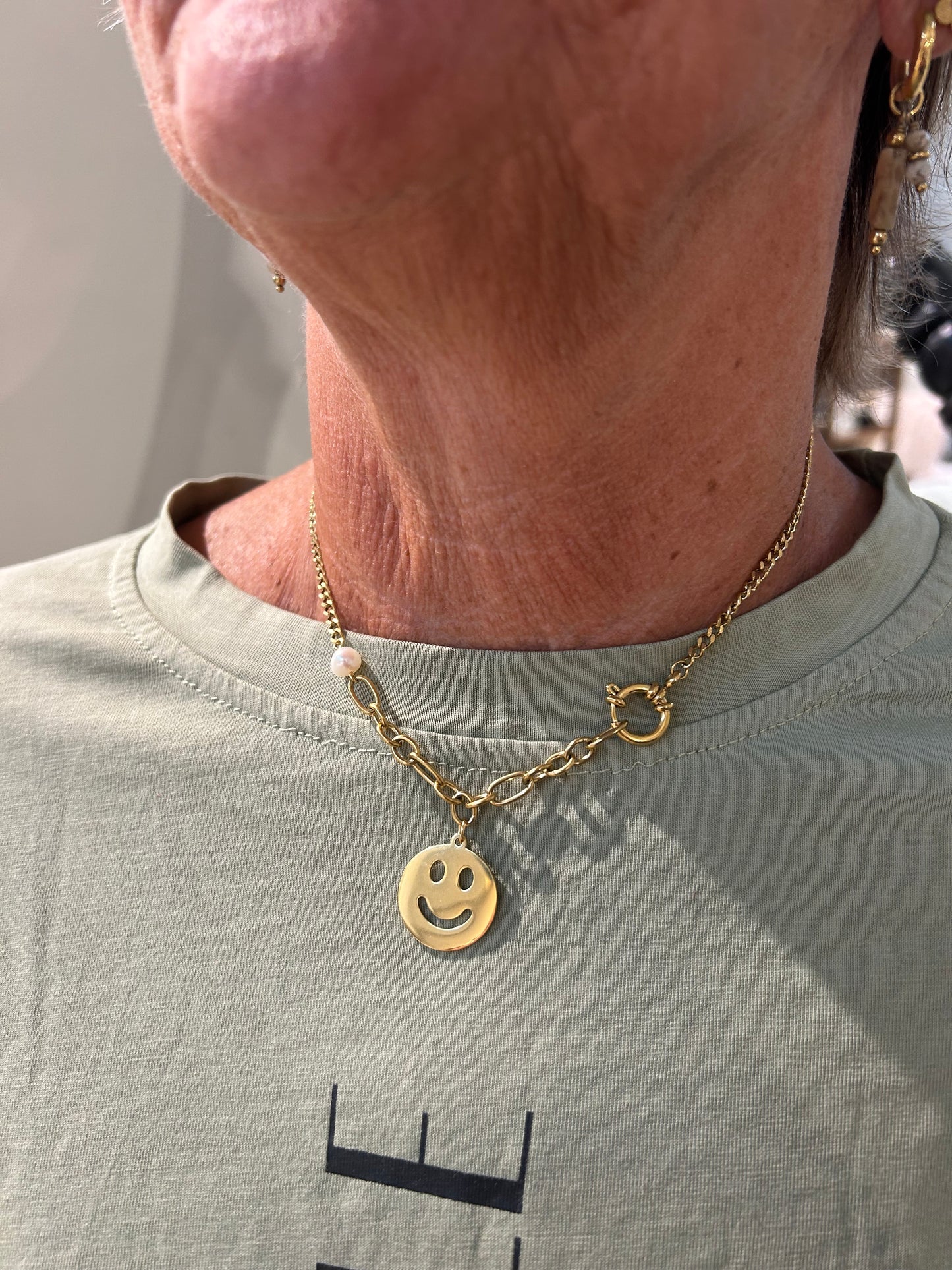 Smiley Ketting Kort