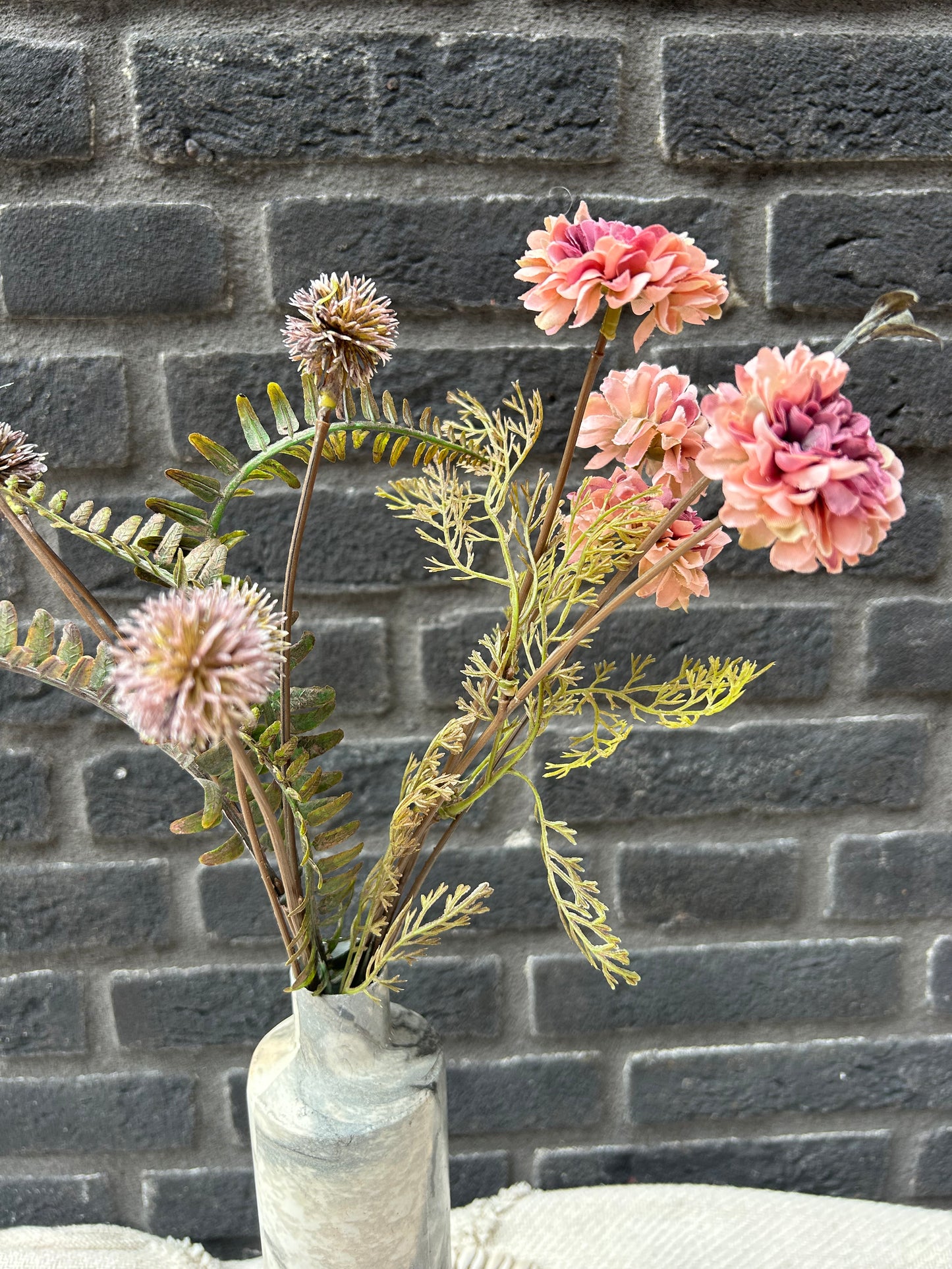 Chrysanthemum Zijden bloemen Oud roze