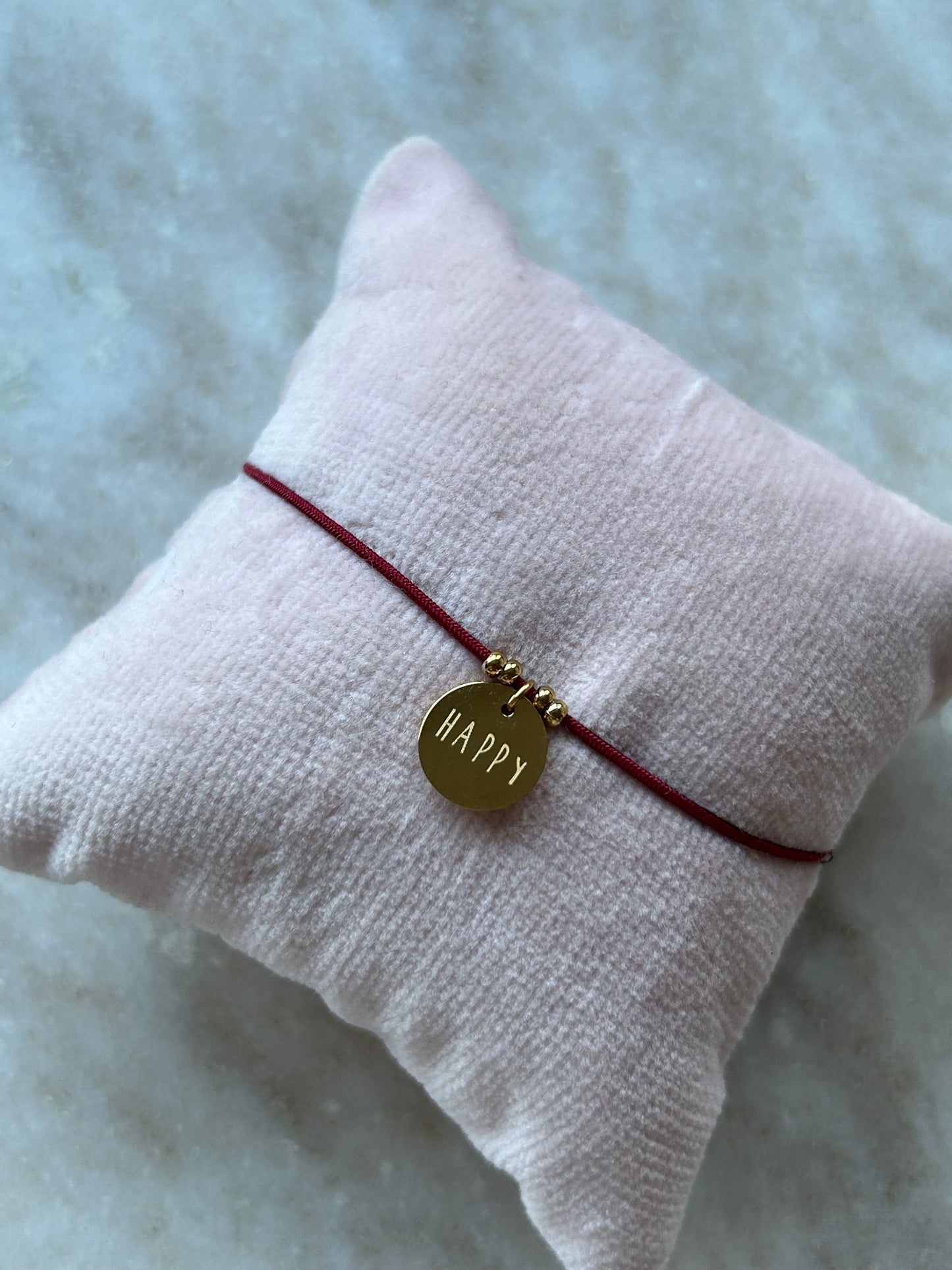 Chéri Armbandje Happy Rood