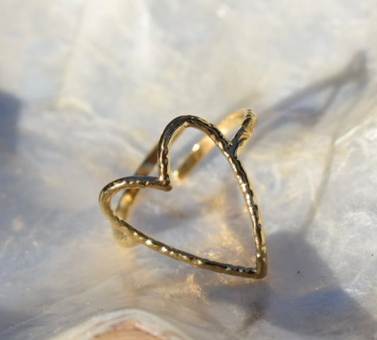 Alicante Heart Ring Gold