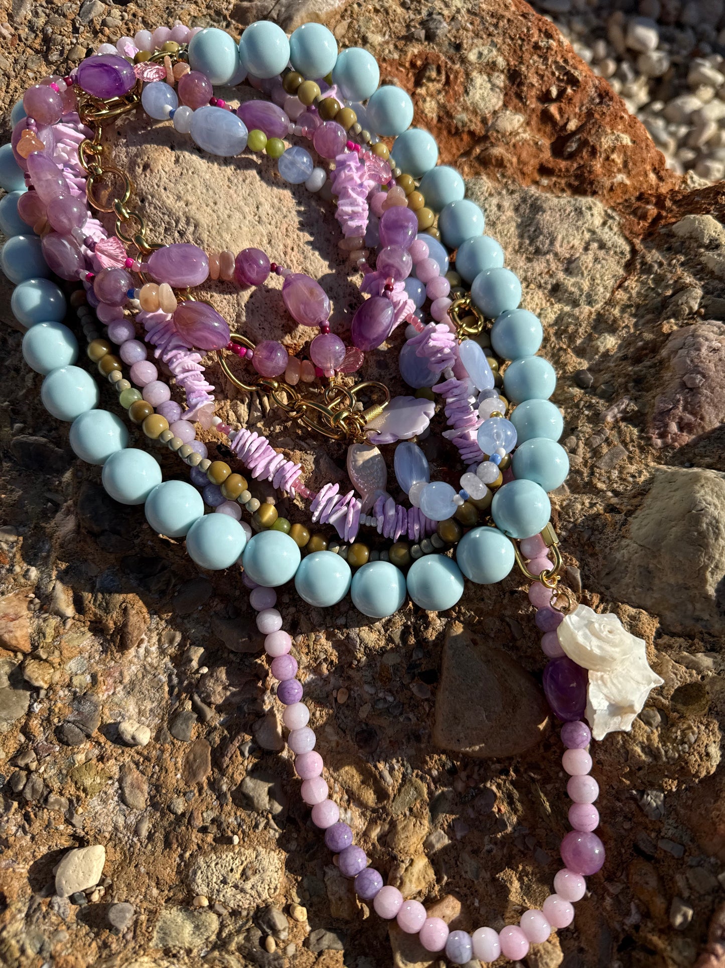 Bubble Blue ketting