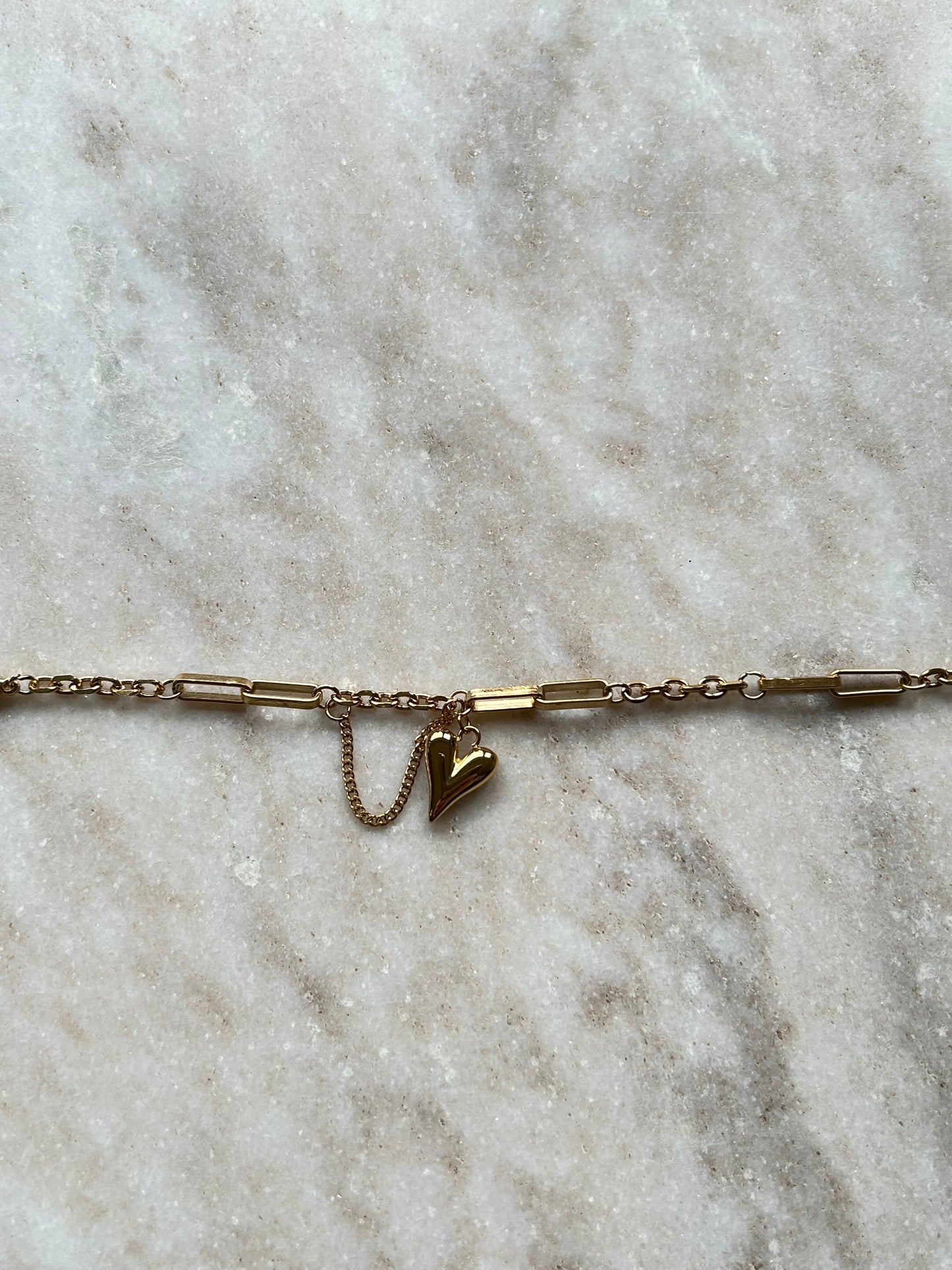 Siena Heart Bracelet Gold