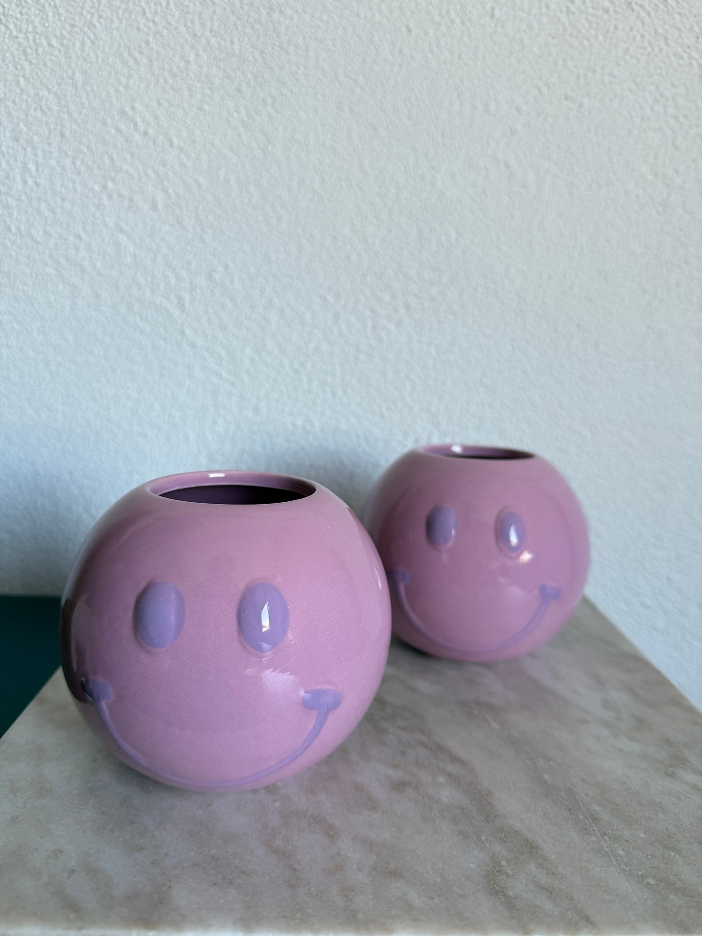 Smiley Roze & Lila