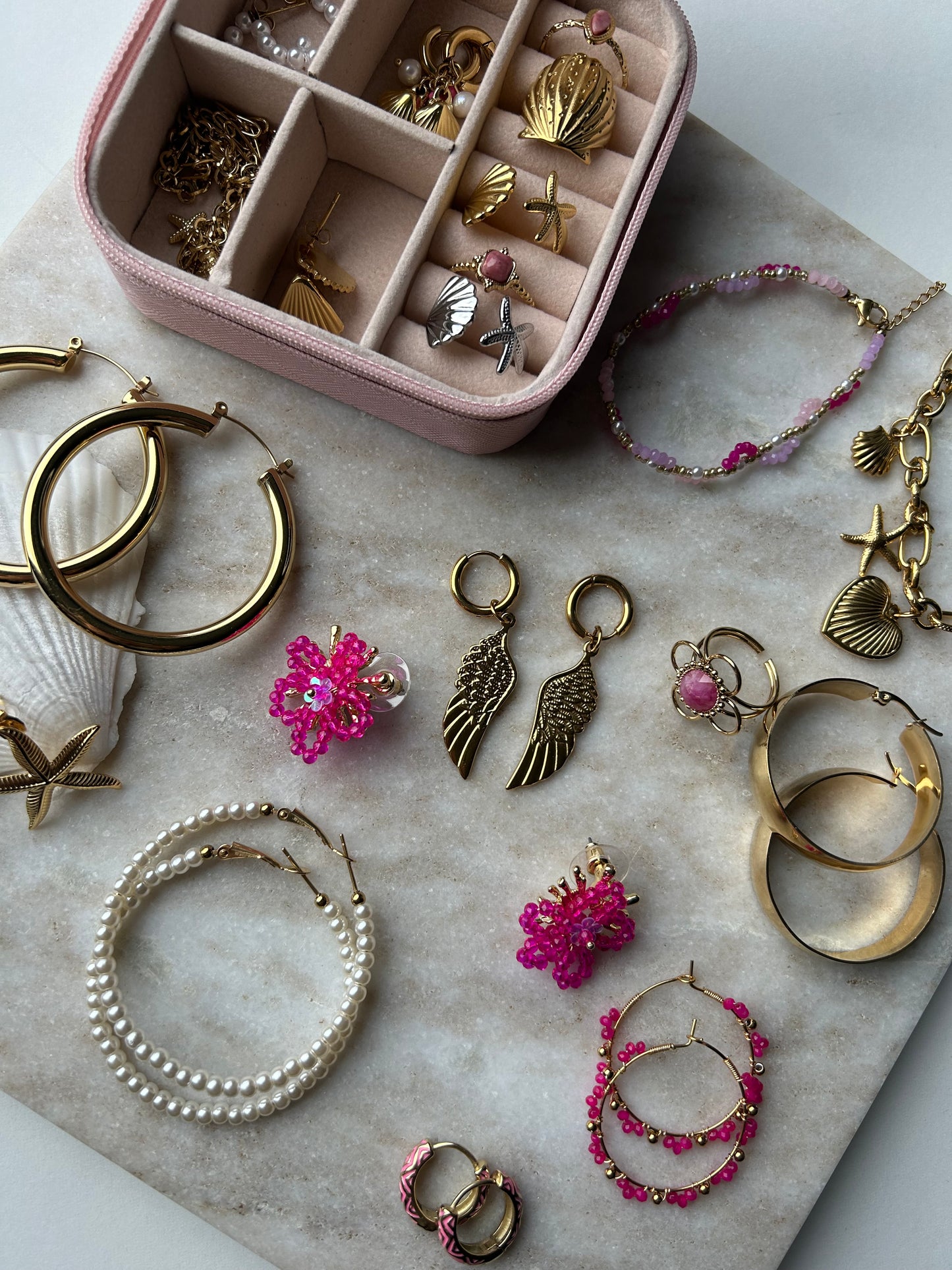 Schelpen Ring Zilver