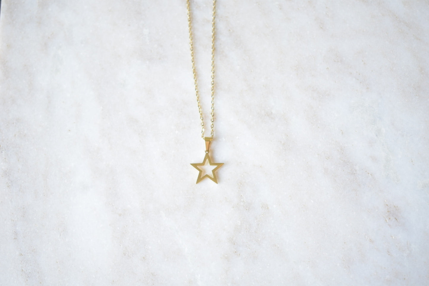 Lanzarote Star Necklace Gold