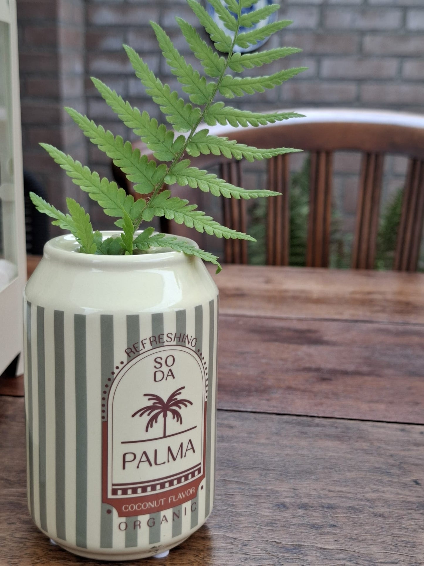 PALMA blik vaasje
