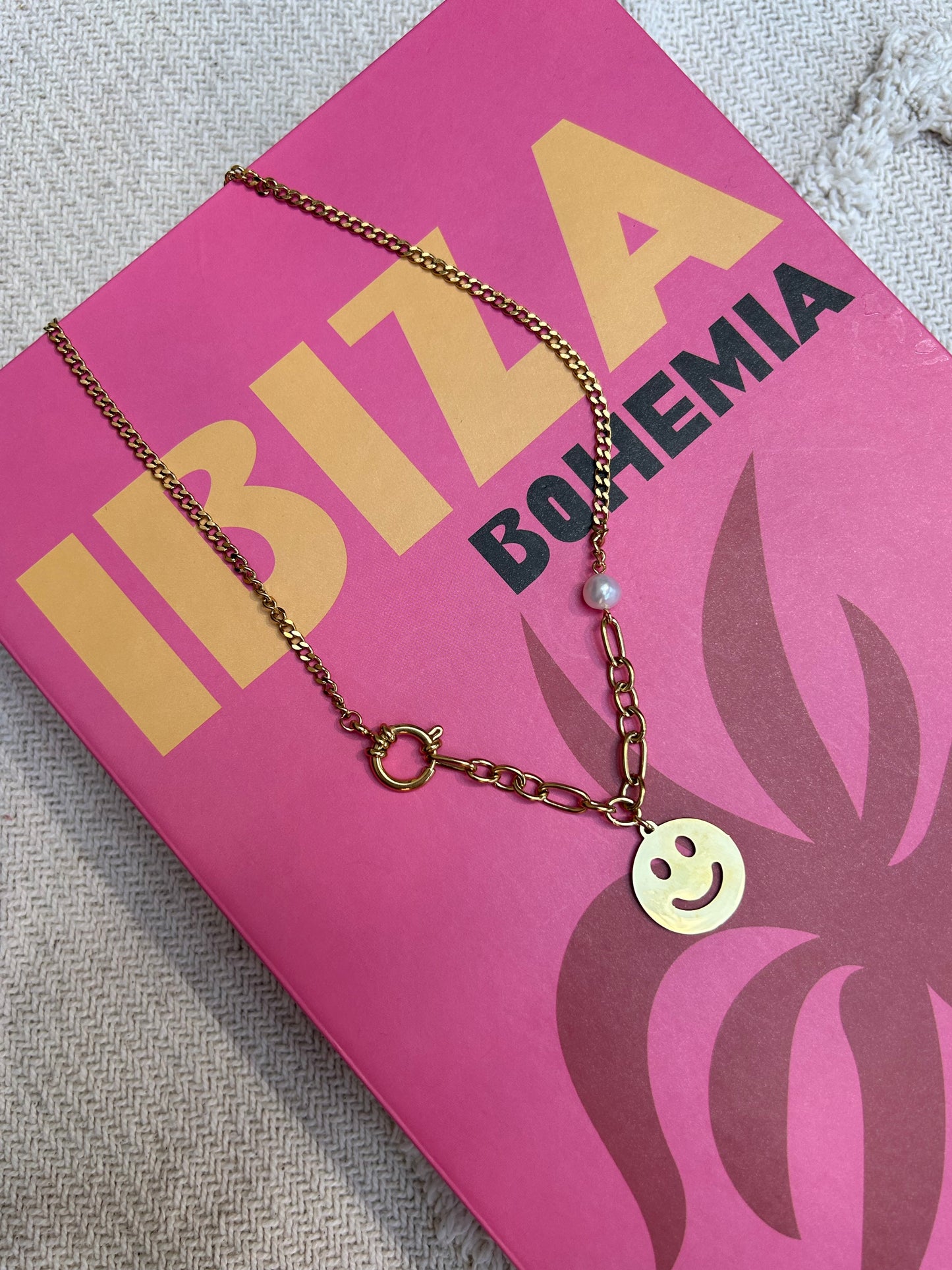 Smiley Ketting Kort