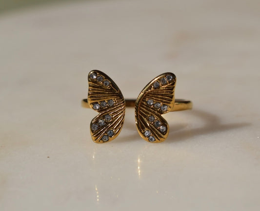 Malaga Butterfly Ring Gold