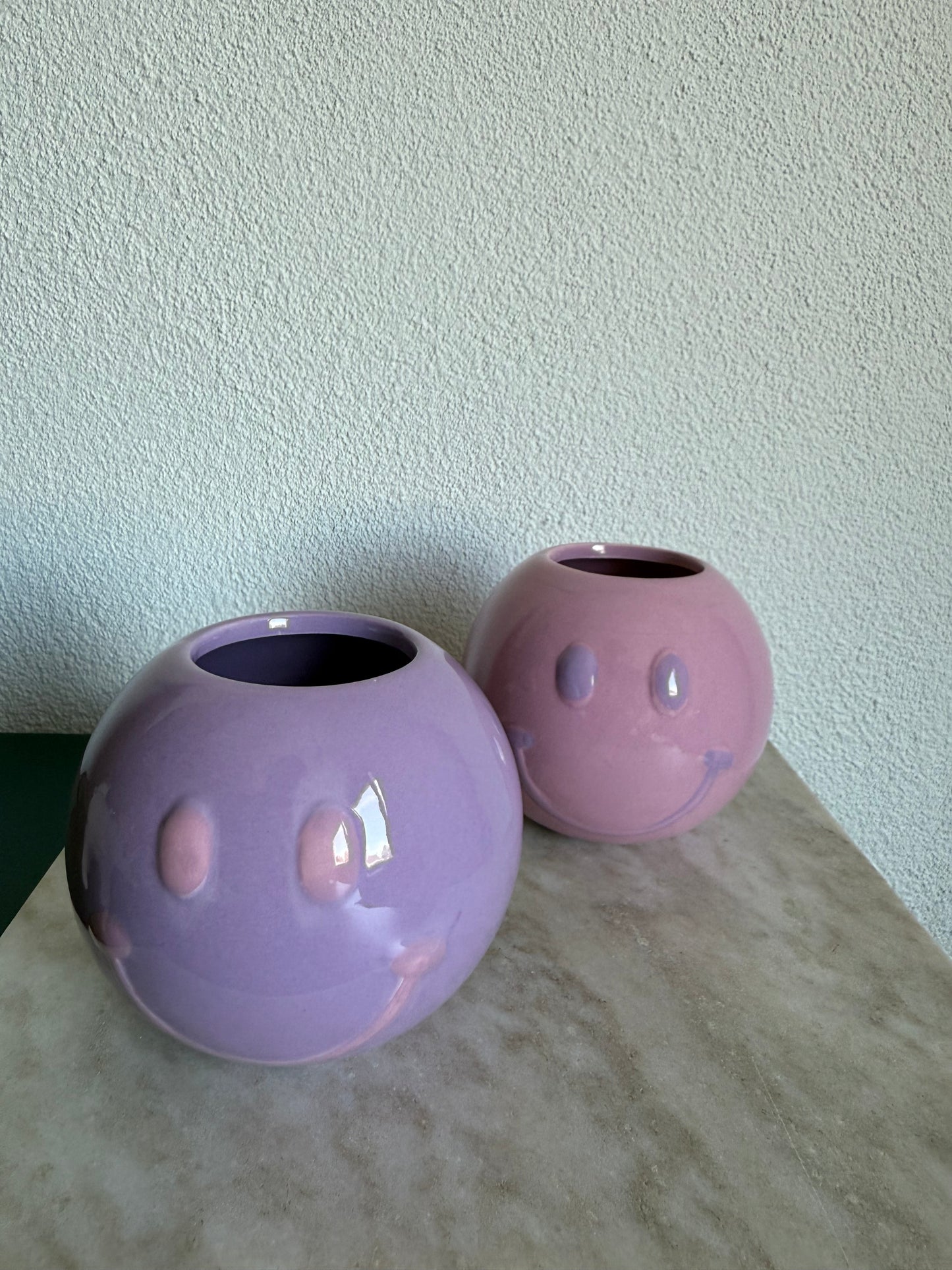 Smiley Roze & Lila