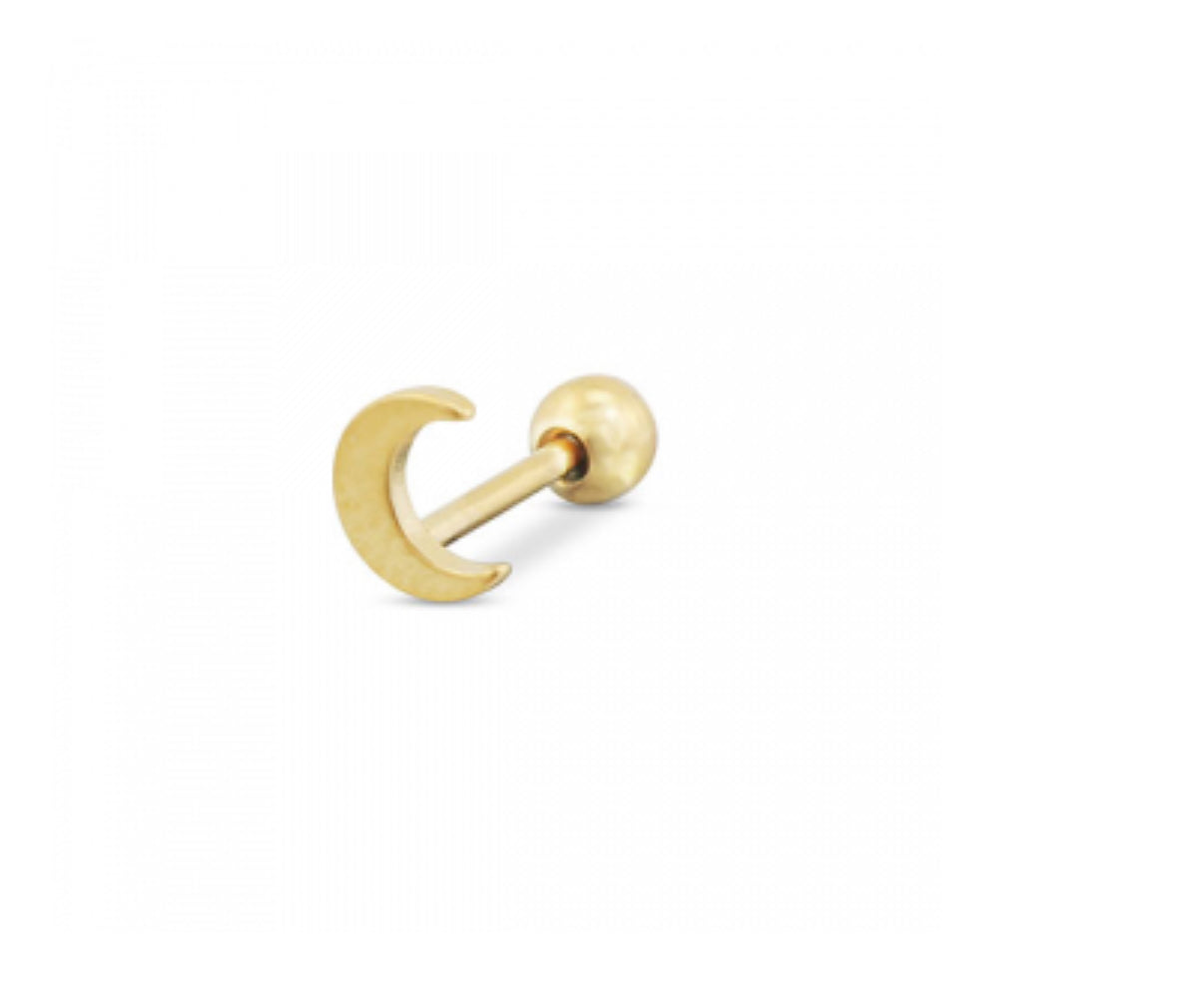 Maan piercing / knopje