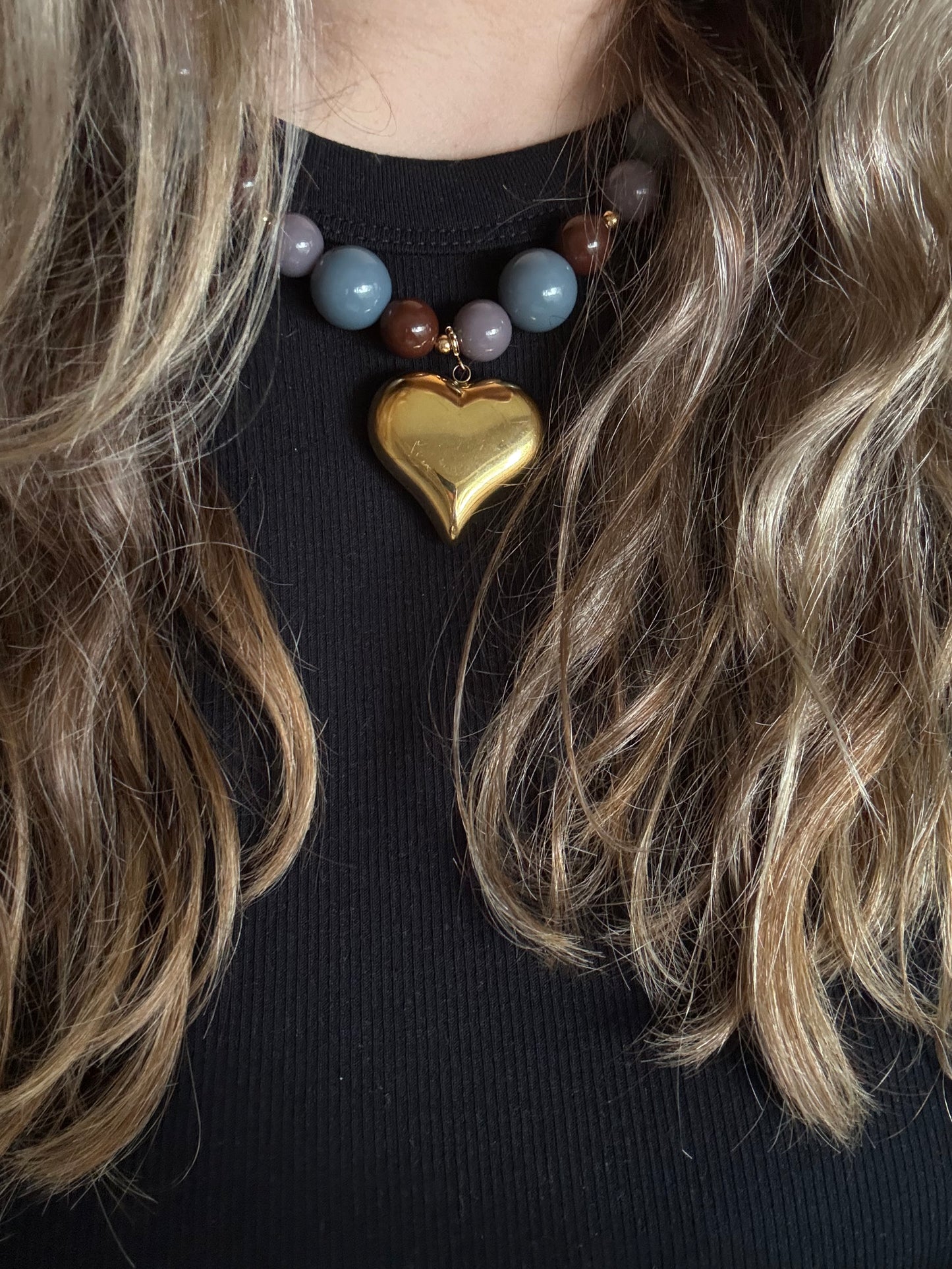 Ketting Bolletjes Mix kleurtjes