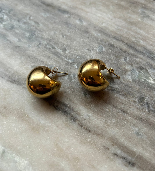 Padua Bol Earrings Gold