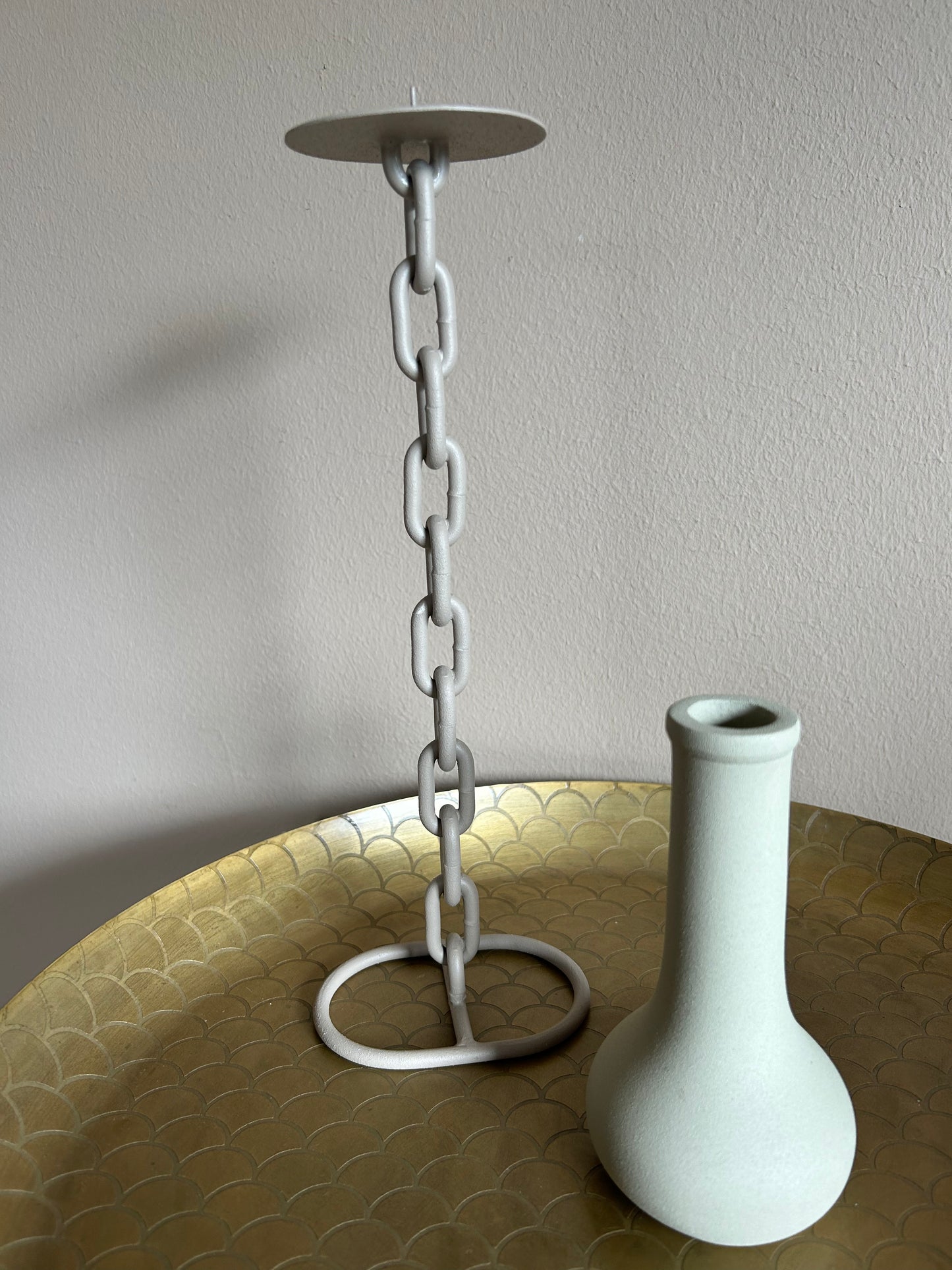 Cable Kandelaar beige