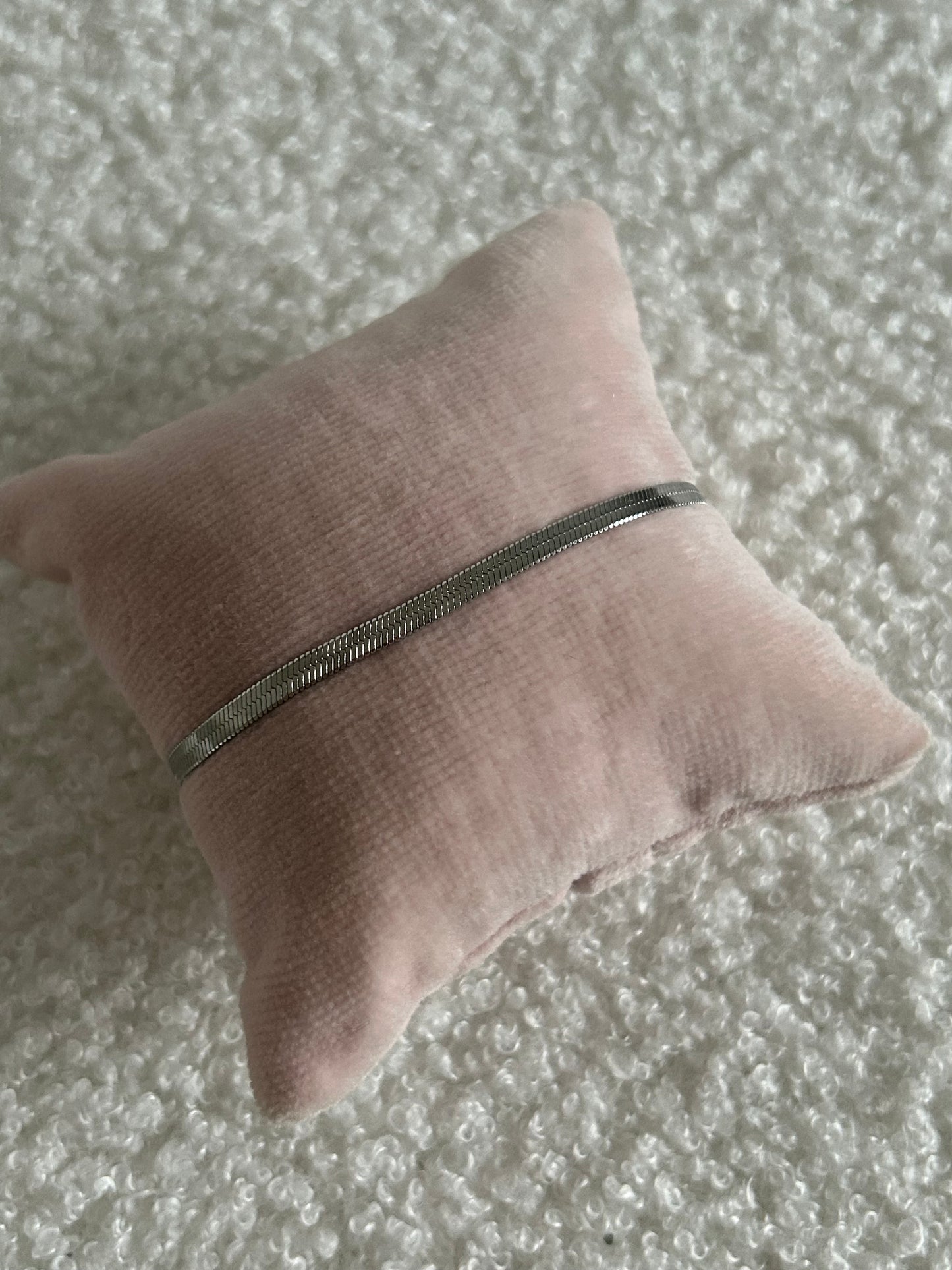 Rosa Armband Zilver
