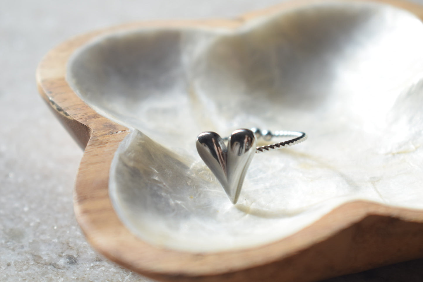 Ibiza Heart Ring Silver