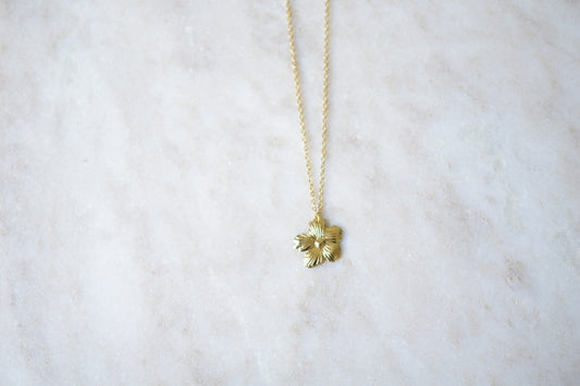 Tenerife Flower Necklace Gold