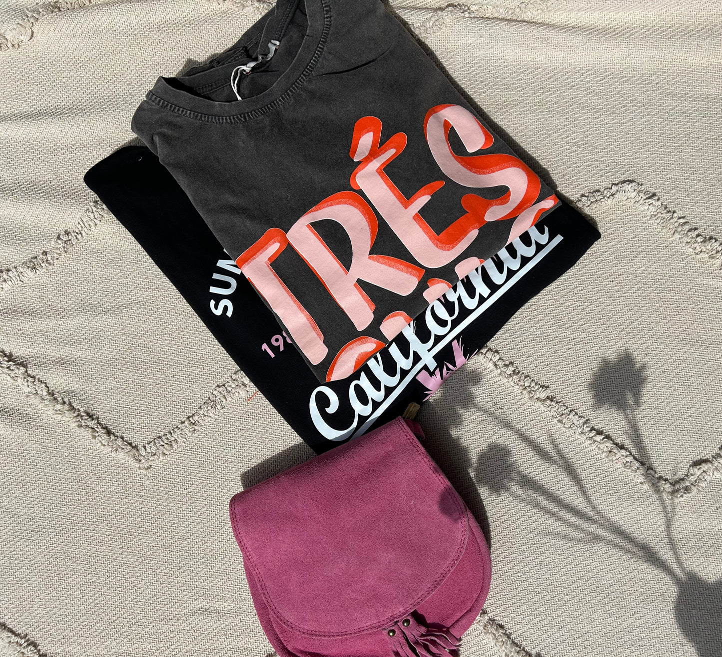 Pink Suede Tasje