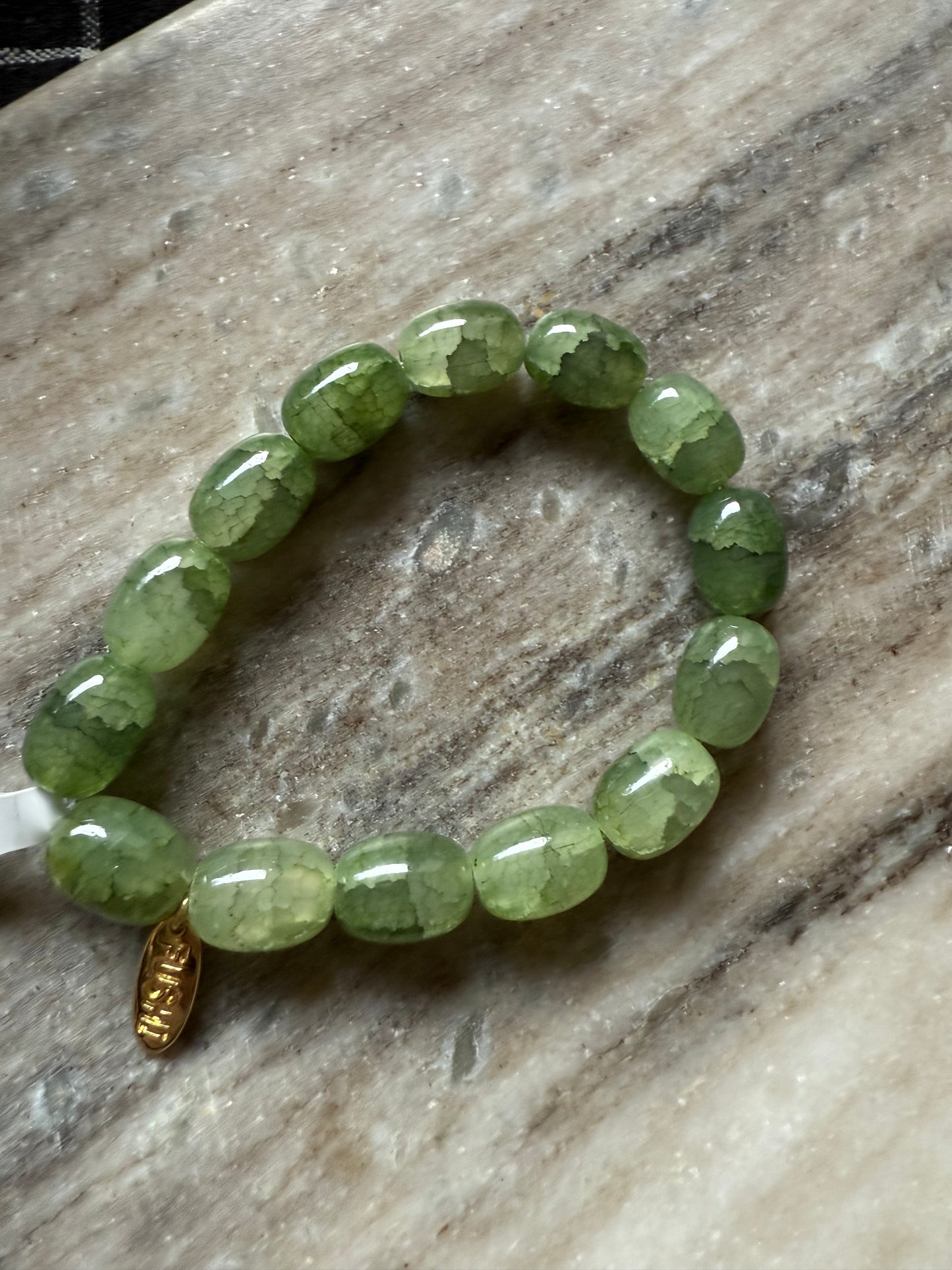 Groene Kralen armband