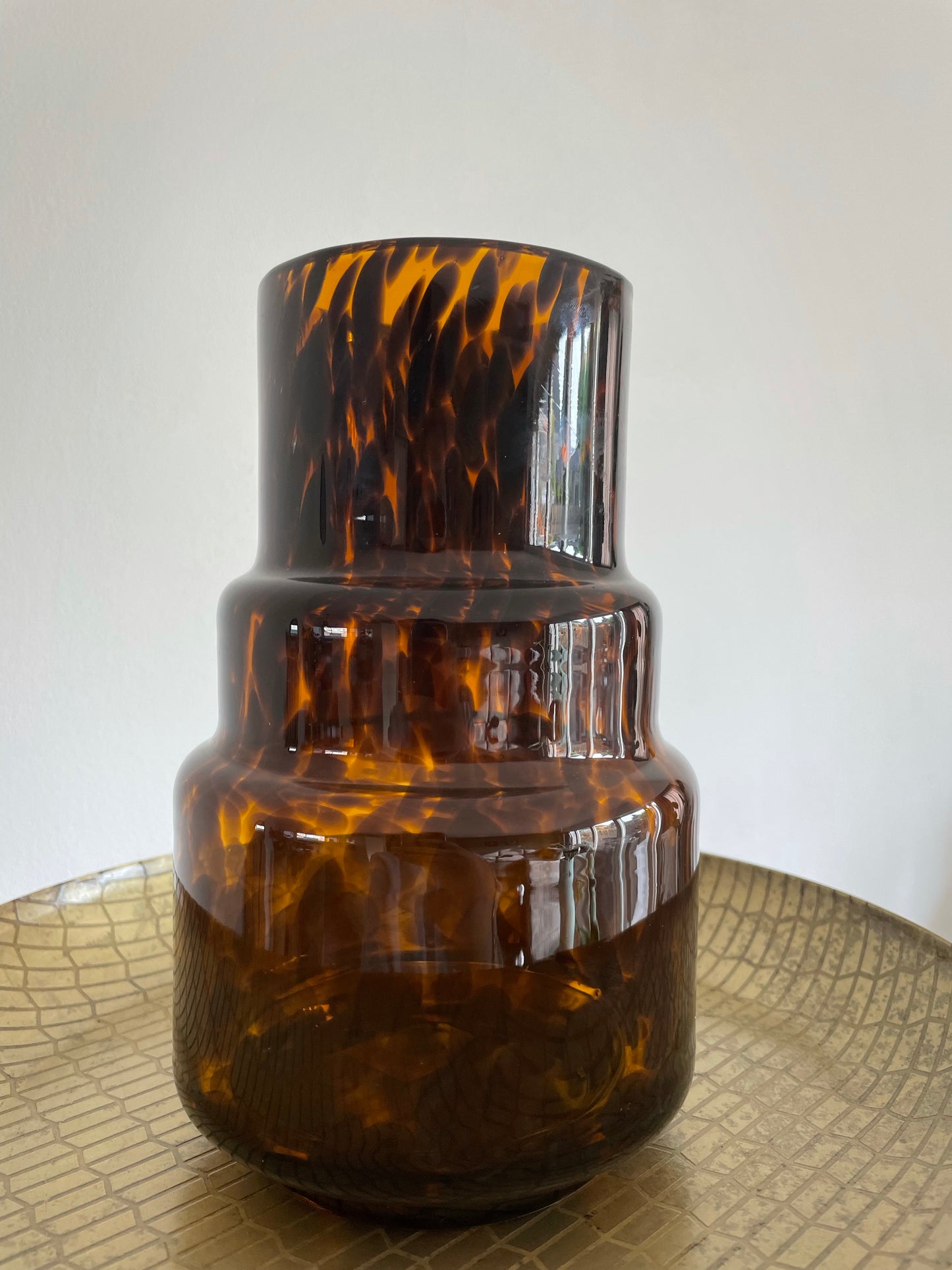 Cheetah vase