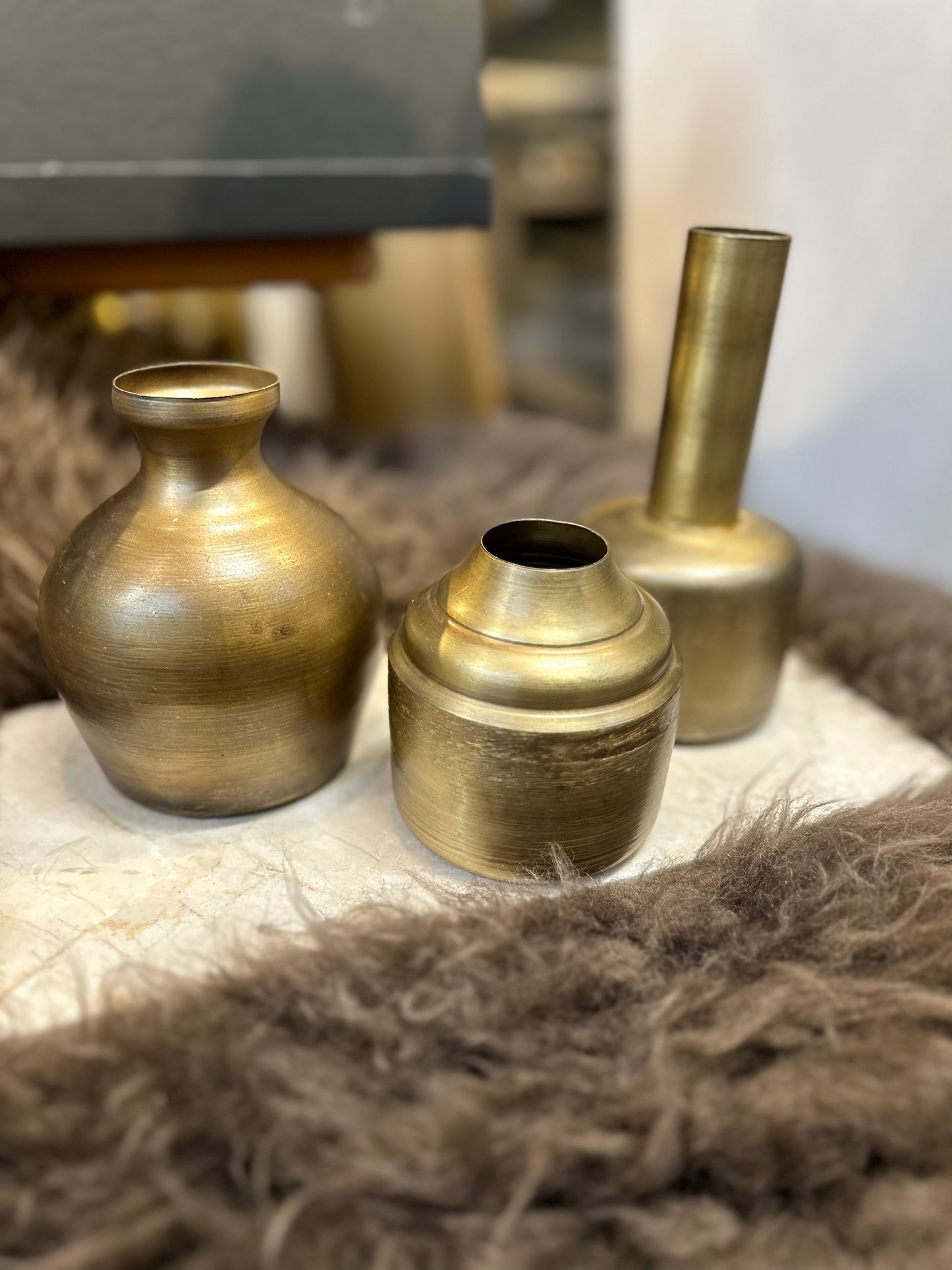 Kegel vaas goud