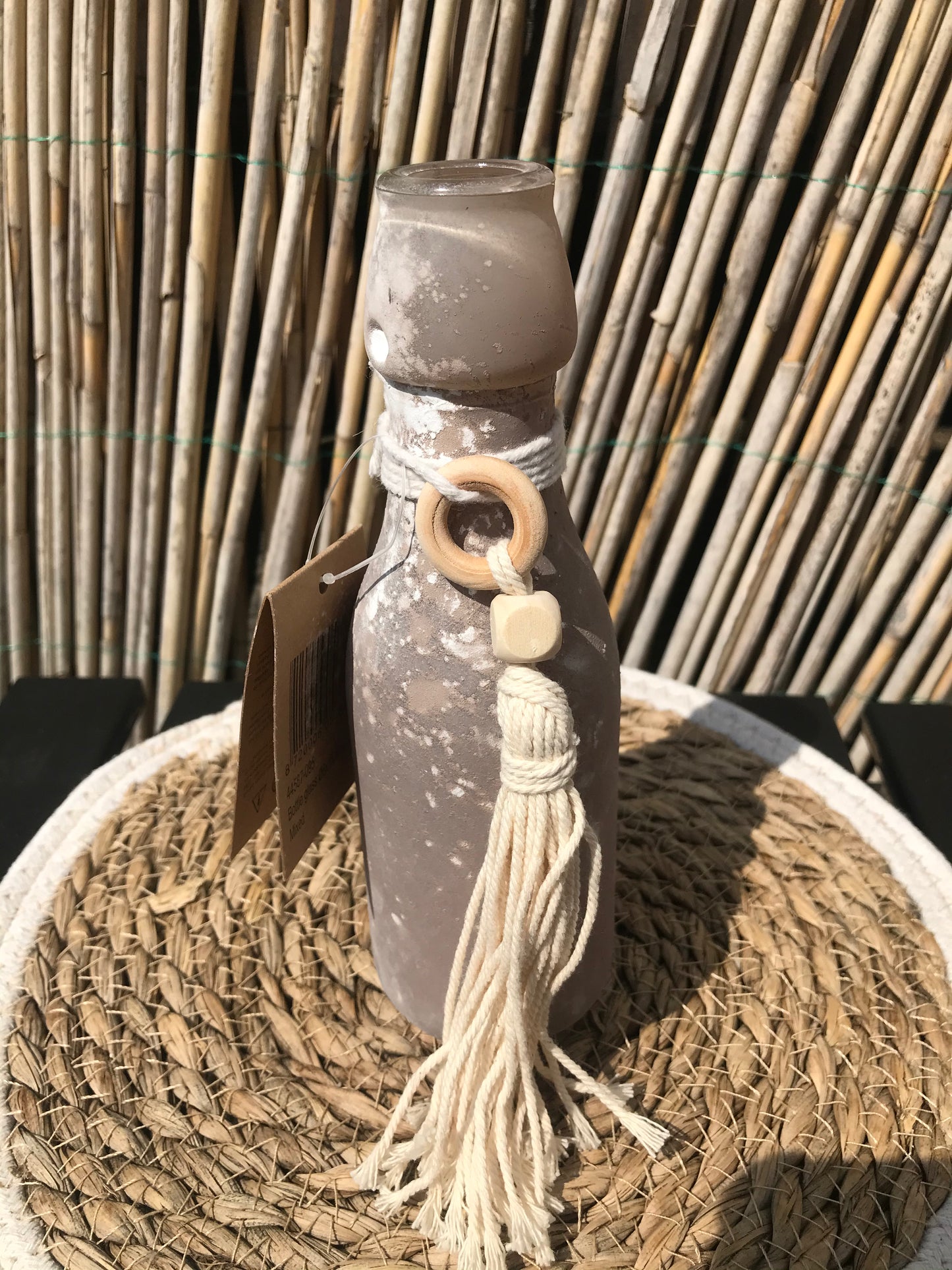 Zomers beige flesje