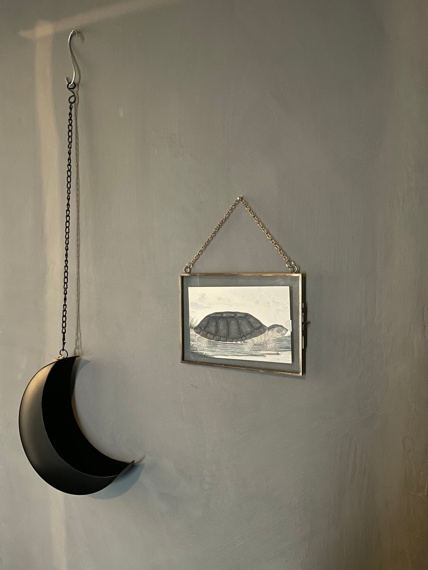 Zwarte maan hanger
