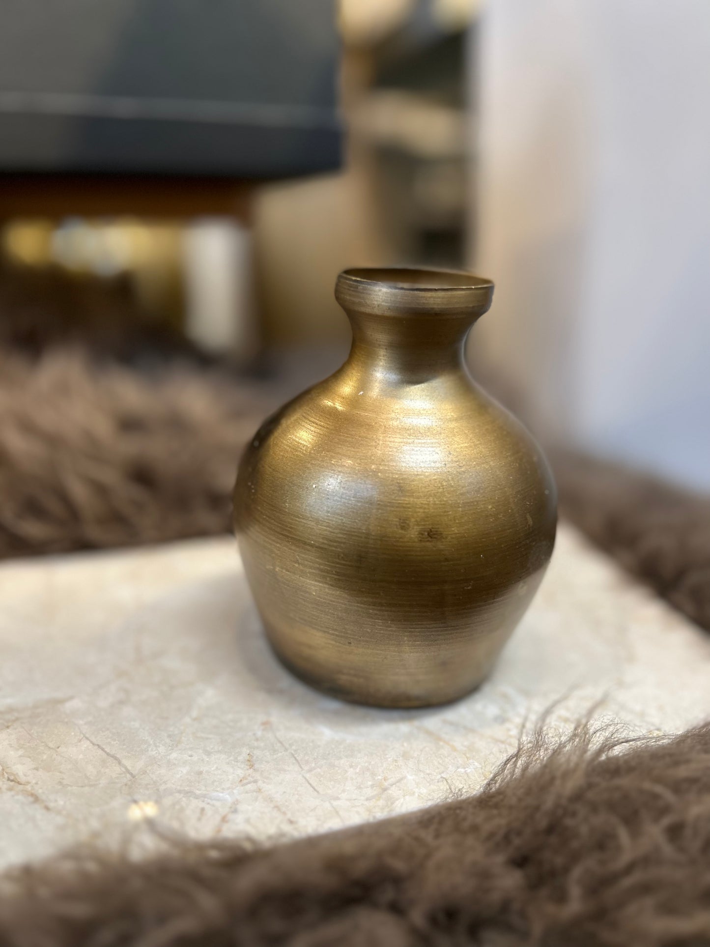 Kegel vaas goud