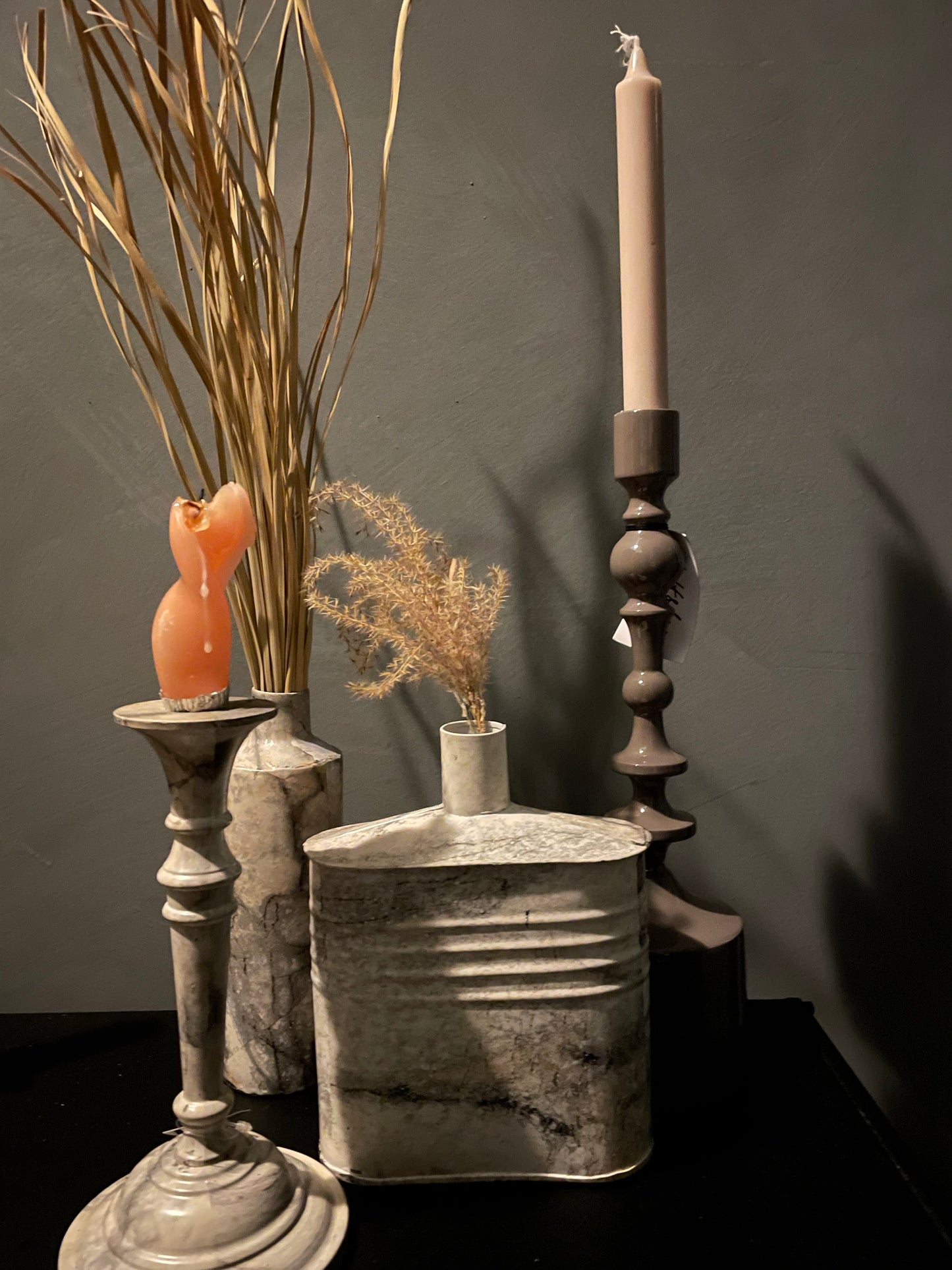 Stijlvolle Kandelaar beige