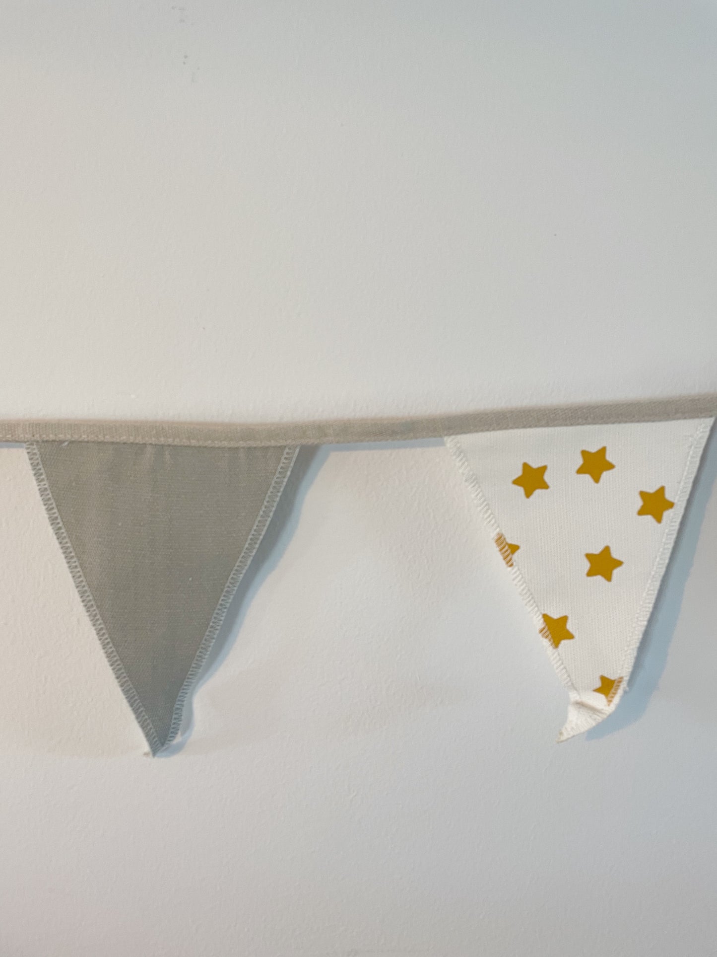 Stoffenvlaggetjes voor baby of kinderkamer