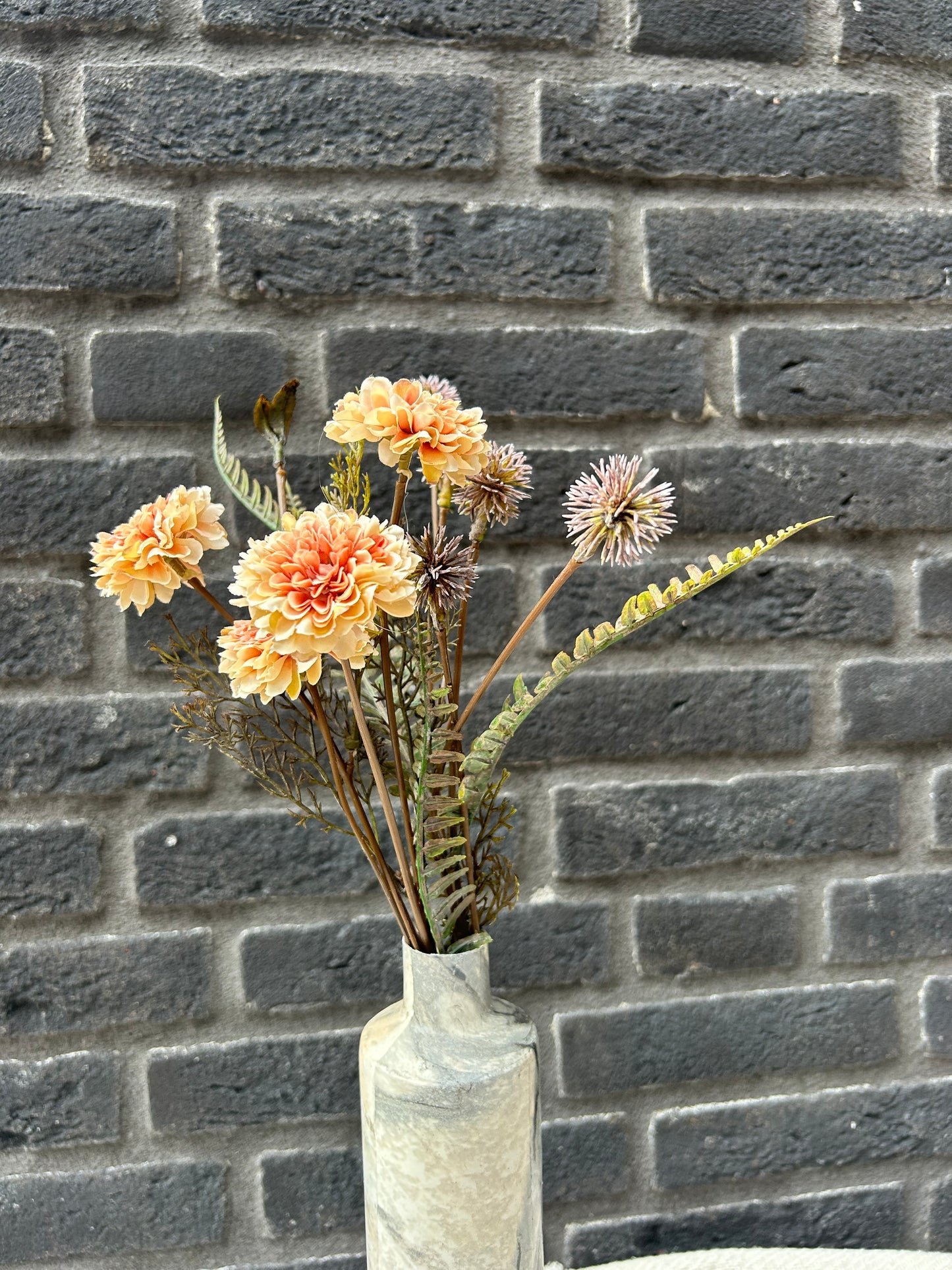 Chrysanthemum Zijden bloemen peach