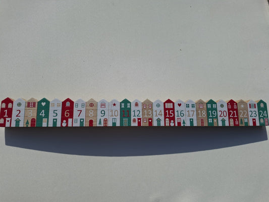 Advent kalender huisjes