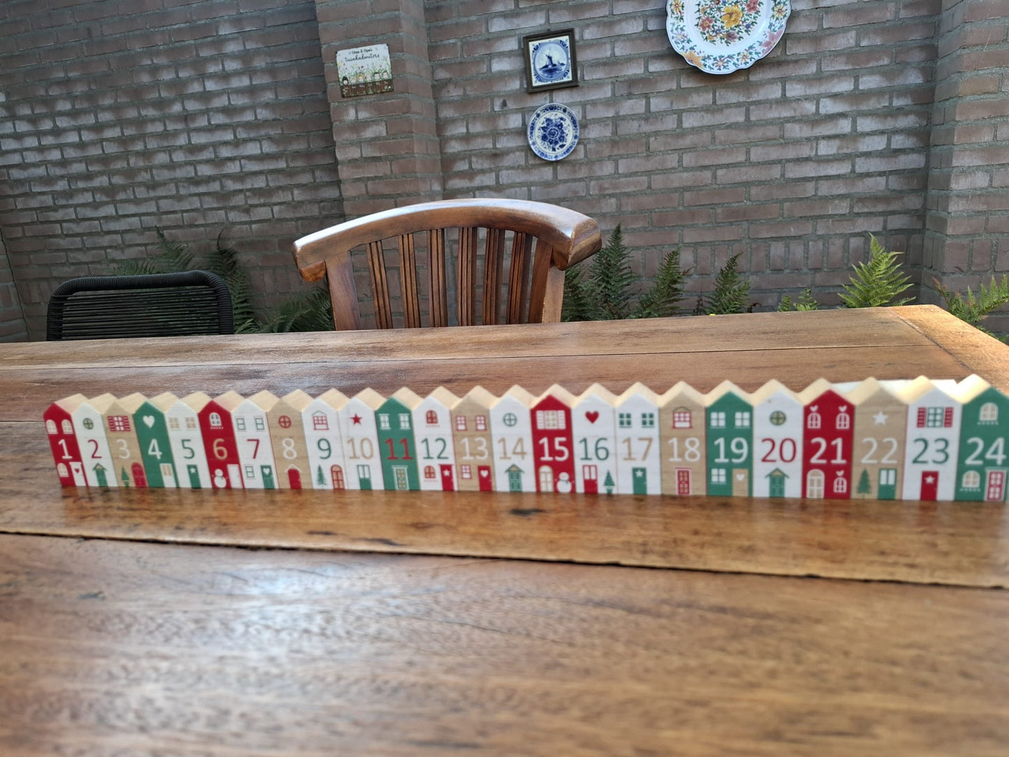 Advent kalender huisjes