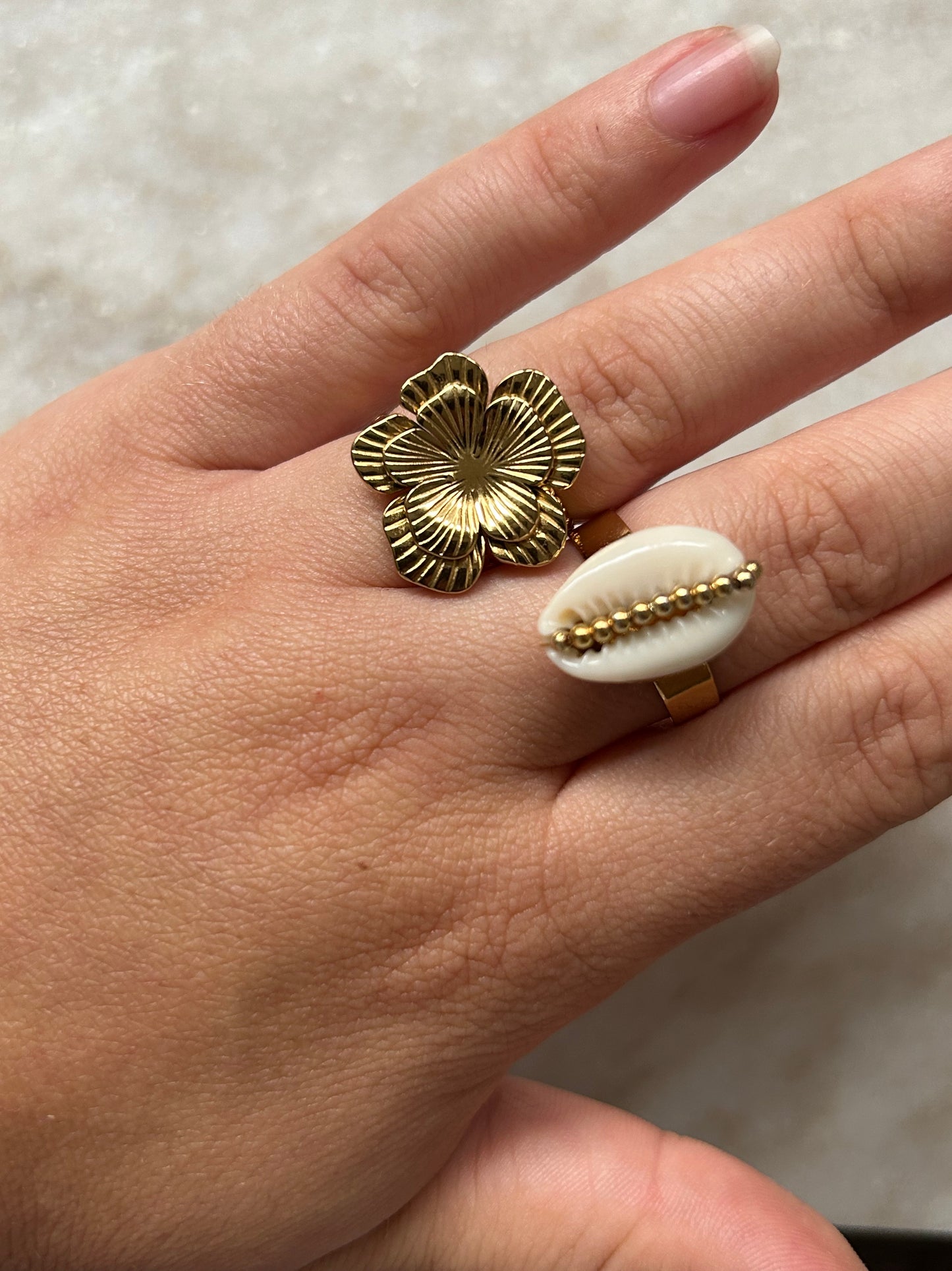 Flower Ring Gold