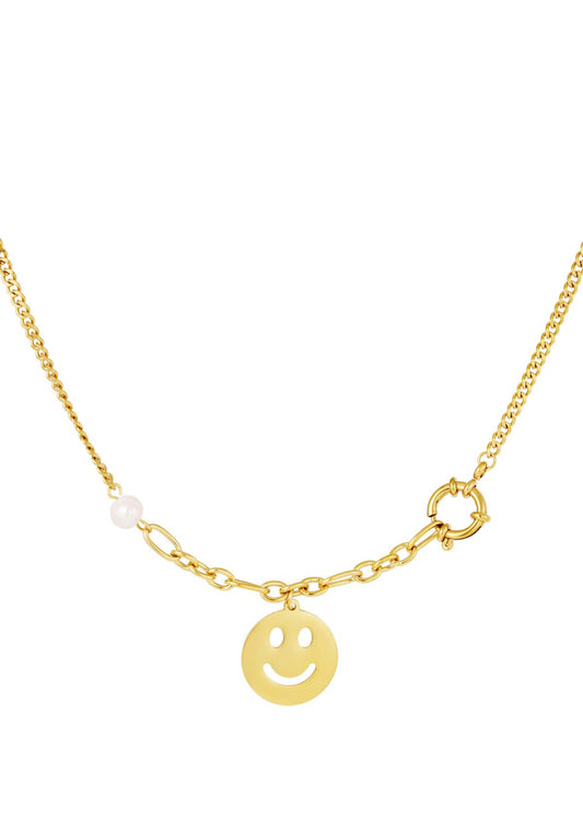 Smiley Ketting Kort