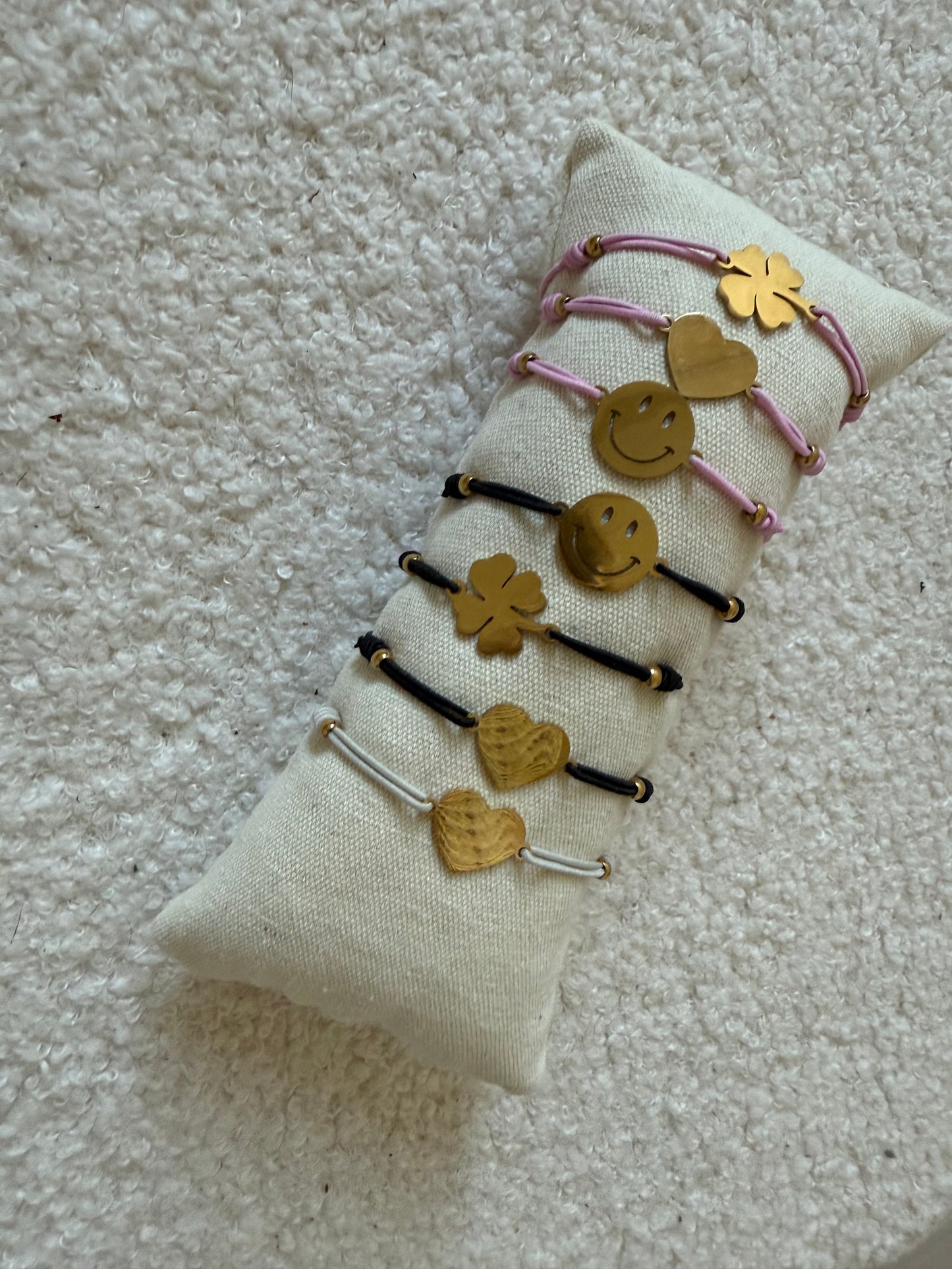 Clover Armbandje Pink